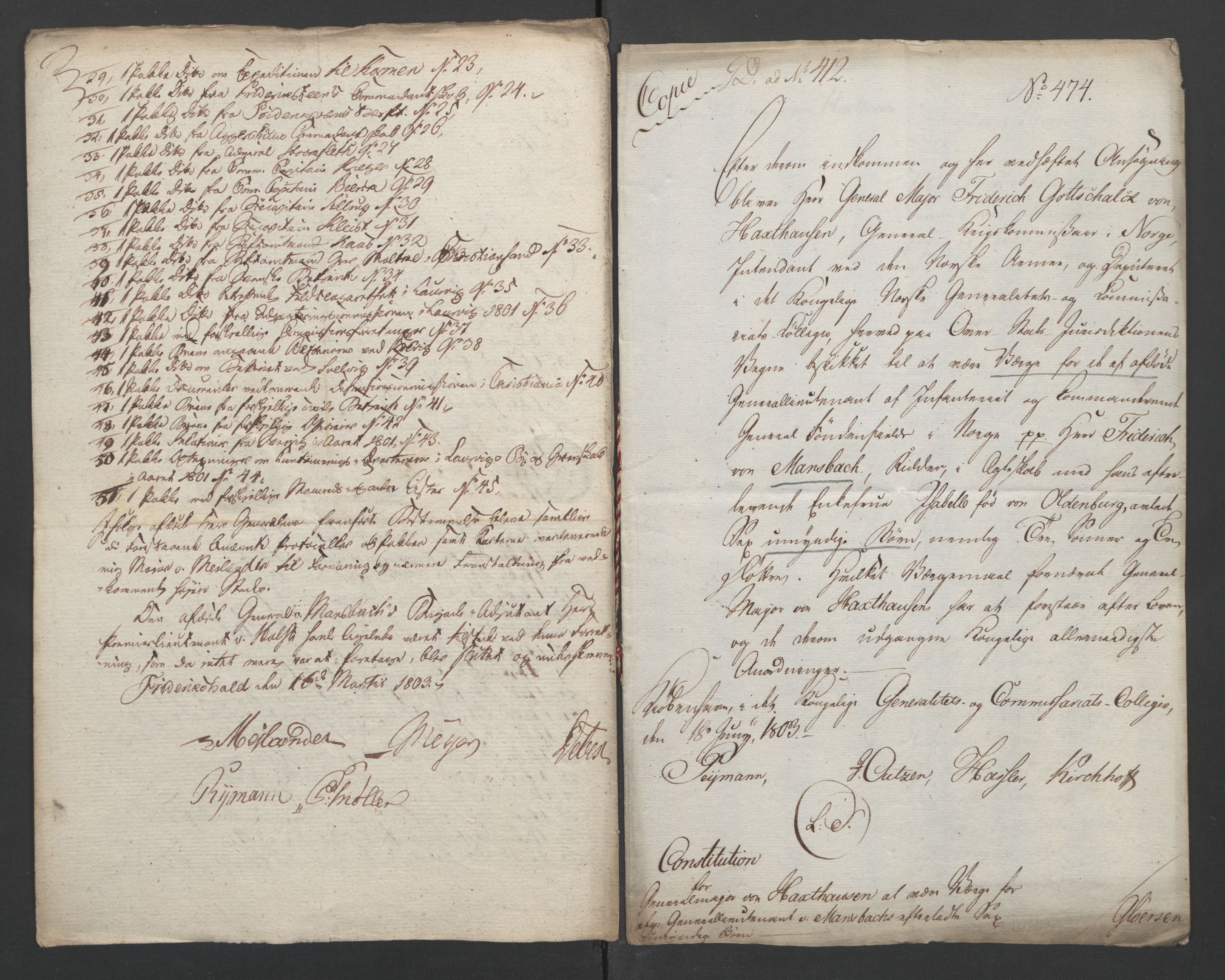 Forsvaret, Generalauditøren, AV/RA-RAFA-1772/F/Fj/Fja/L0022: --, 1733-1821, s. 118