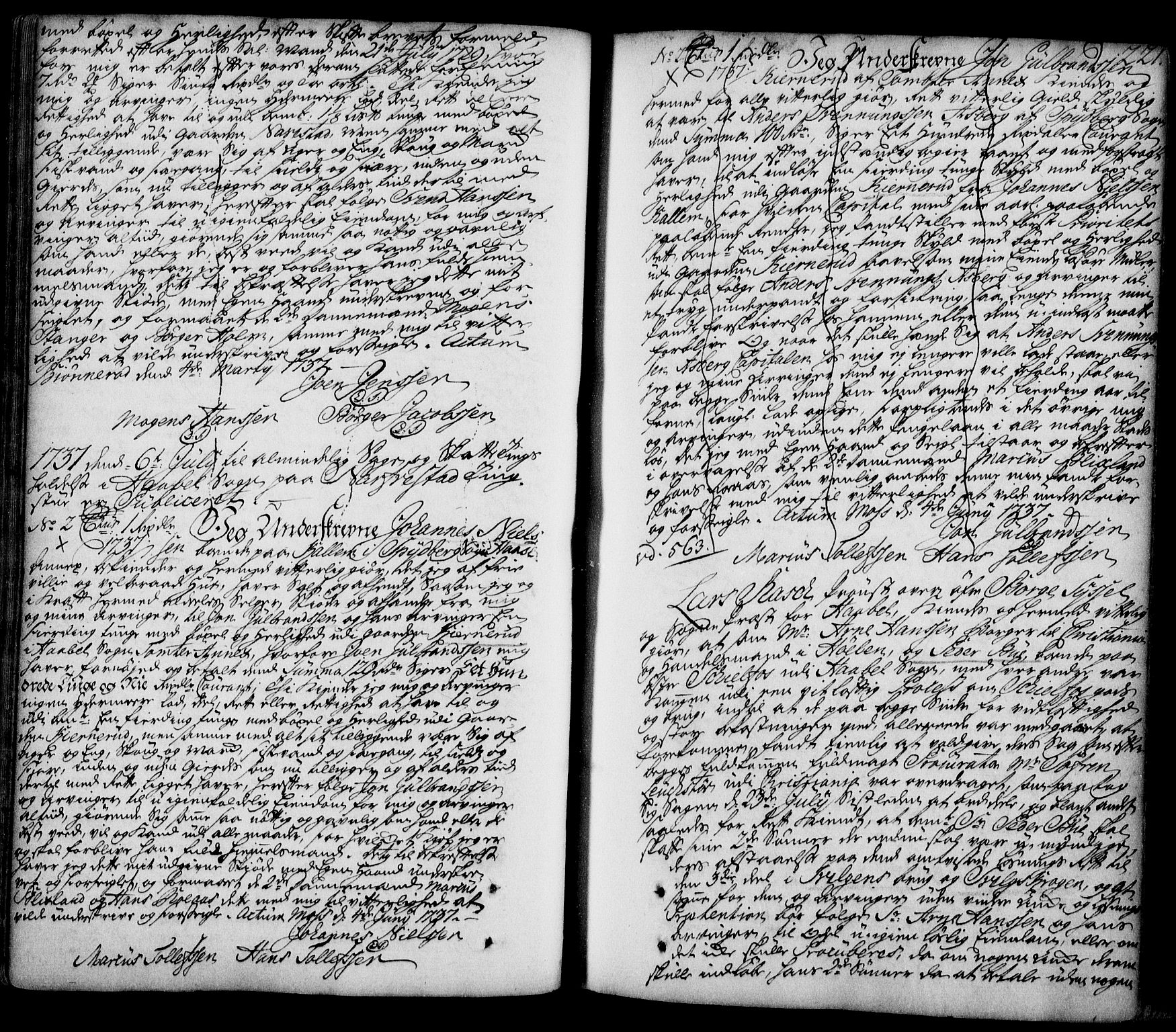 Moss sorenskriveri, SAO/A-10168: Pantebok nr. 1, 1719-1754, s. 221