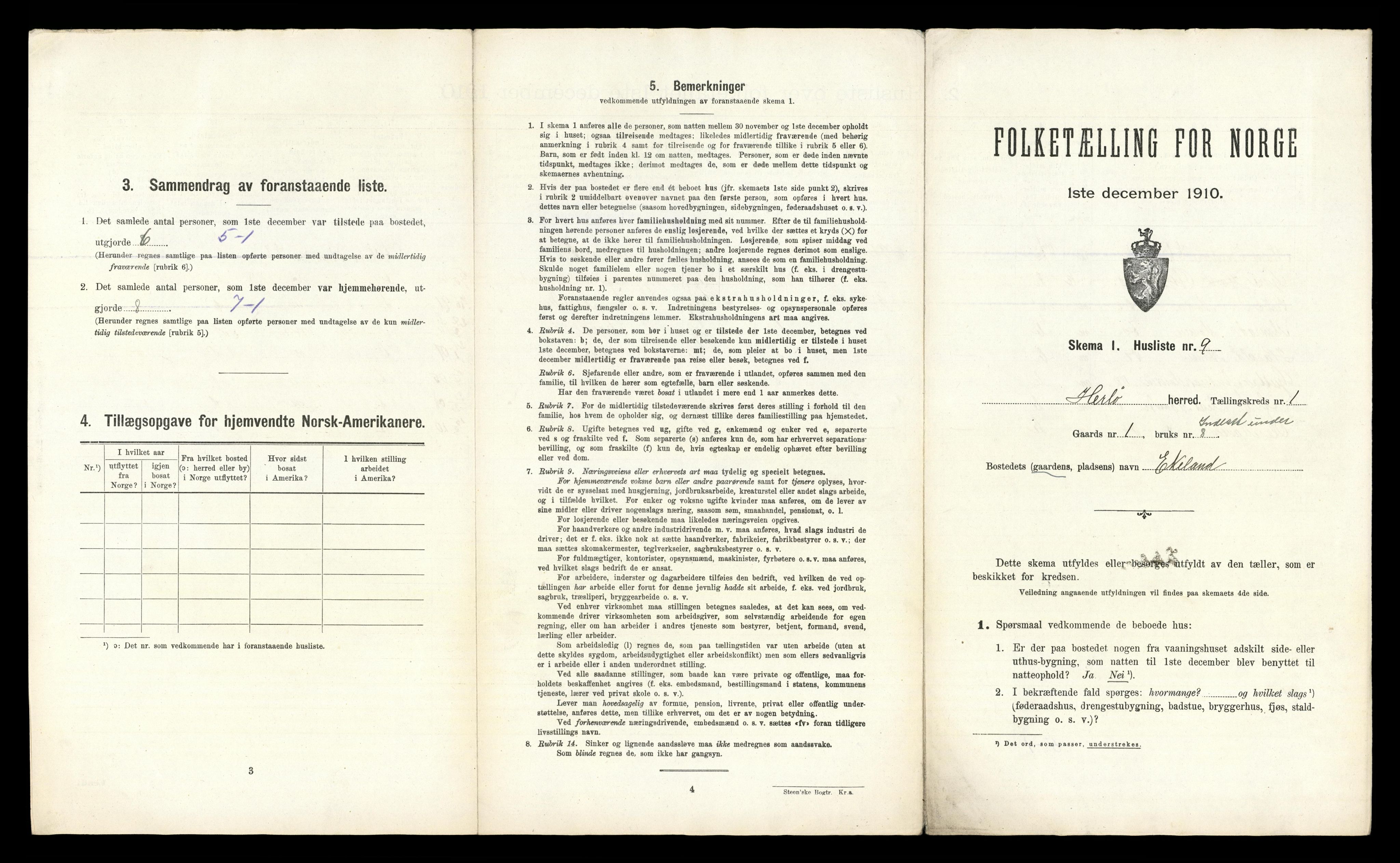 RA, Folketelling 1910 for 1258 Herdla herred, 1910, s. 54