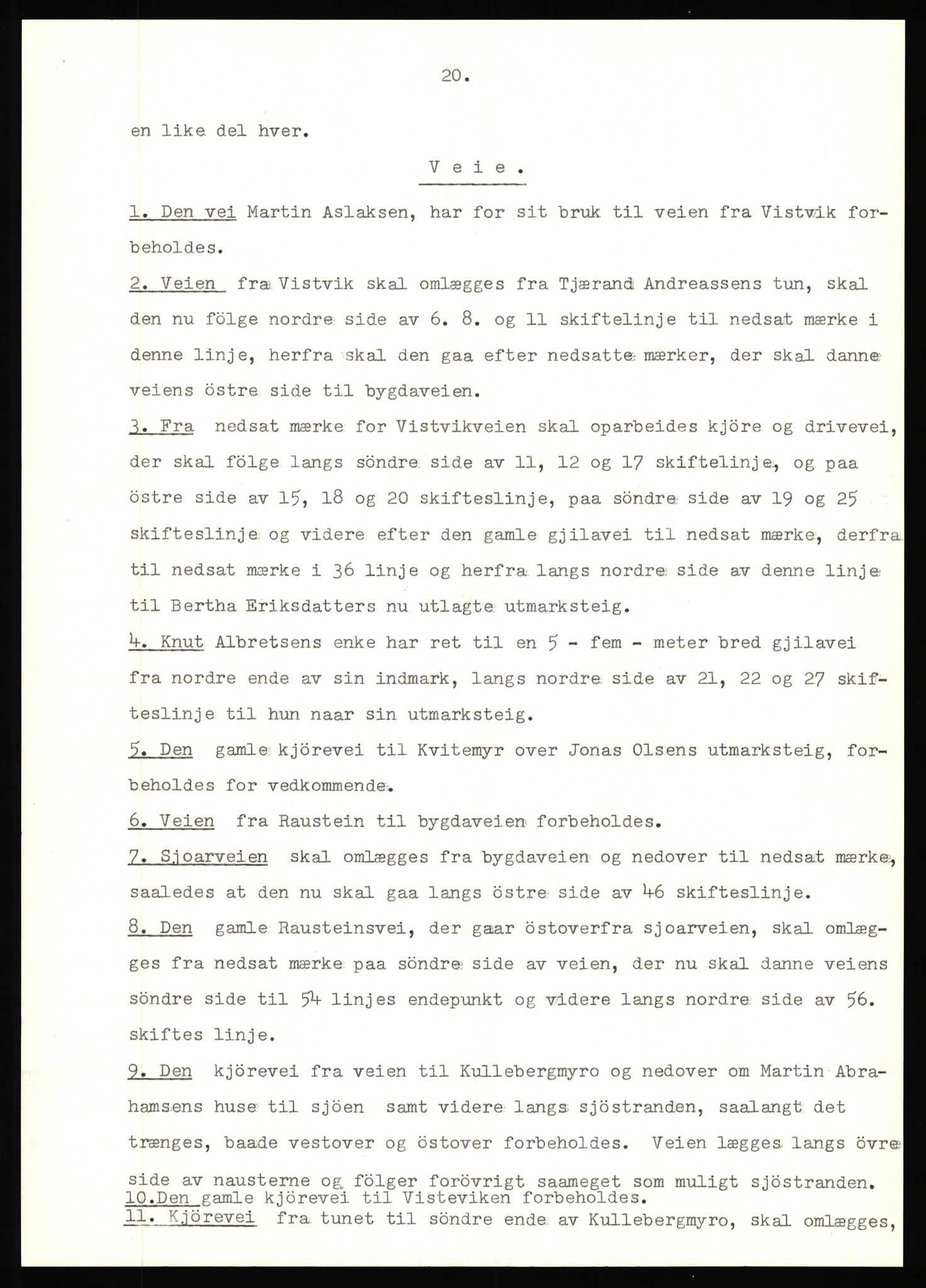 Statsarkivet i Stavanger, AV/SAST-A-101971/03/Y/Yj/L0096: Avskrifter sortert etter gårdsnavn: Vistad - Vågen søndre, 1750-1930, s. 111