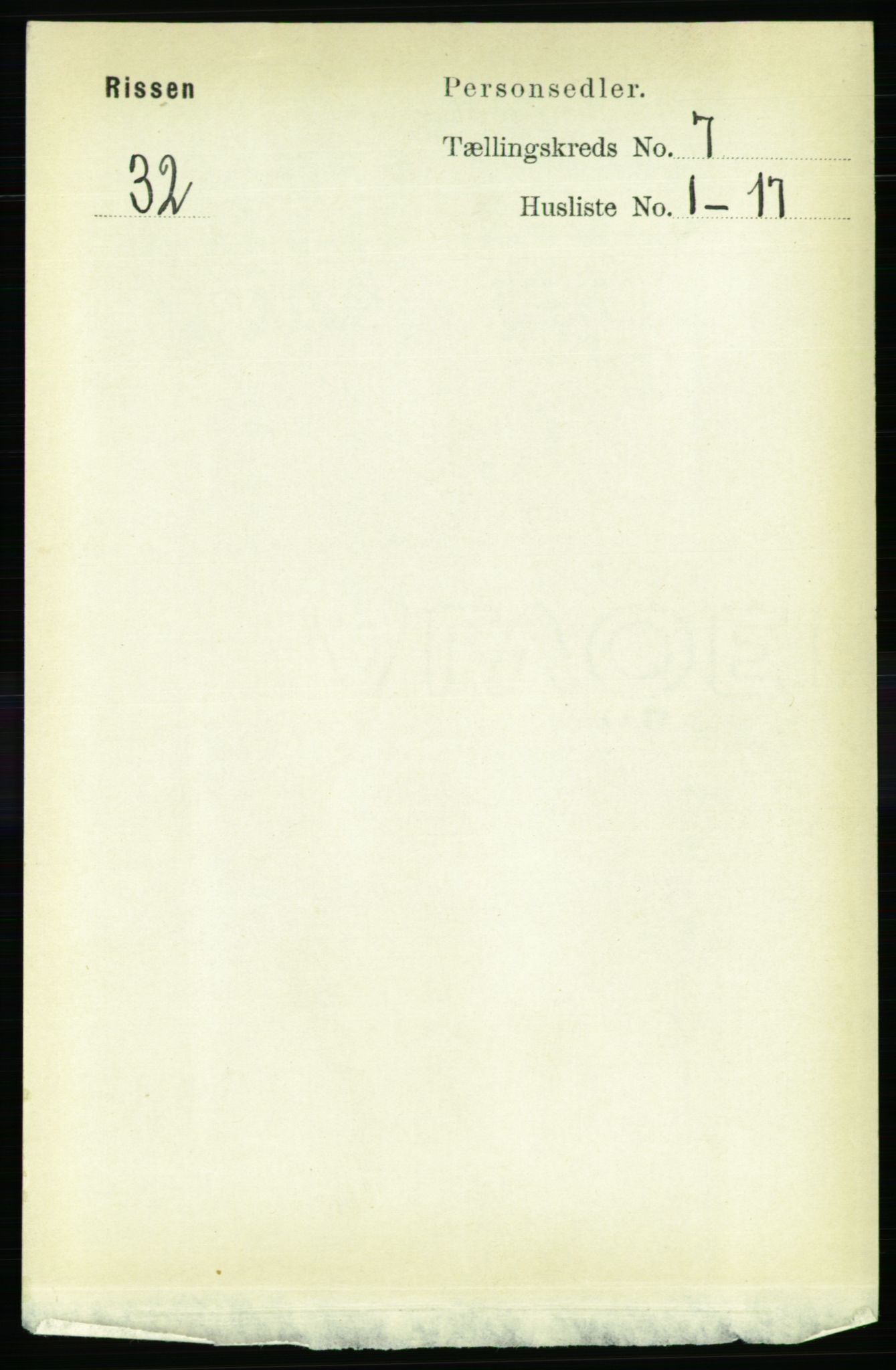 RA, Folketelling 1891 for 1624 Rissa herred, 1891, s. 3988