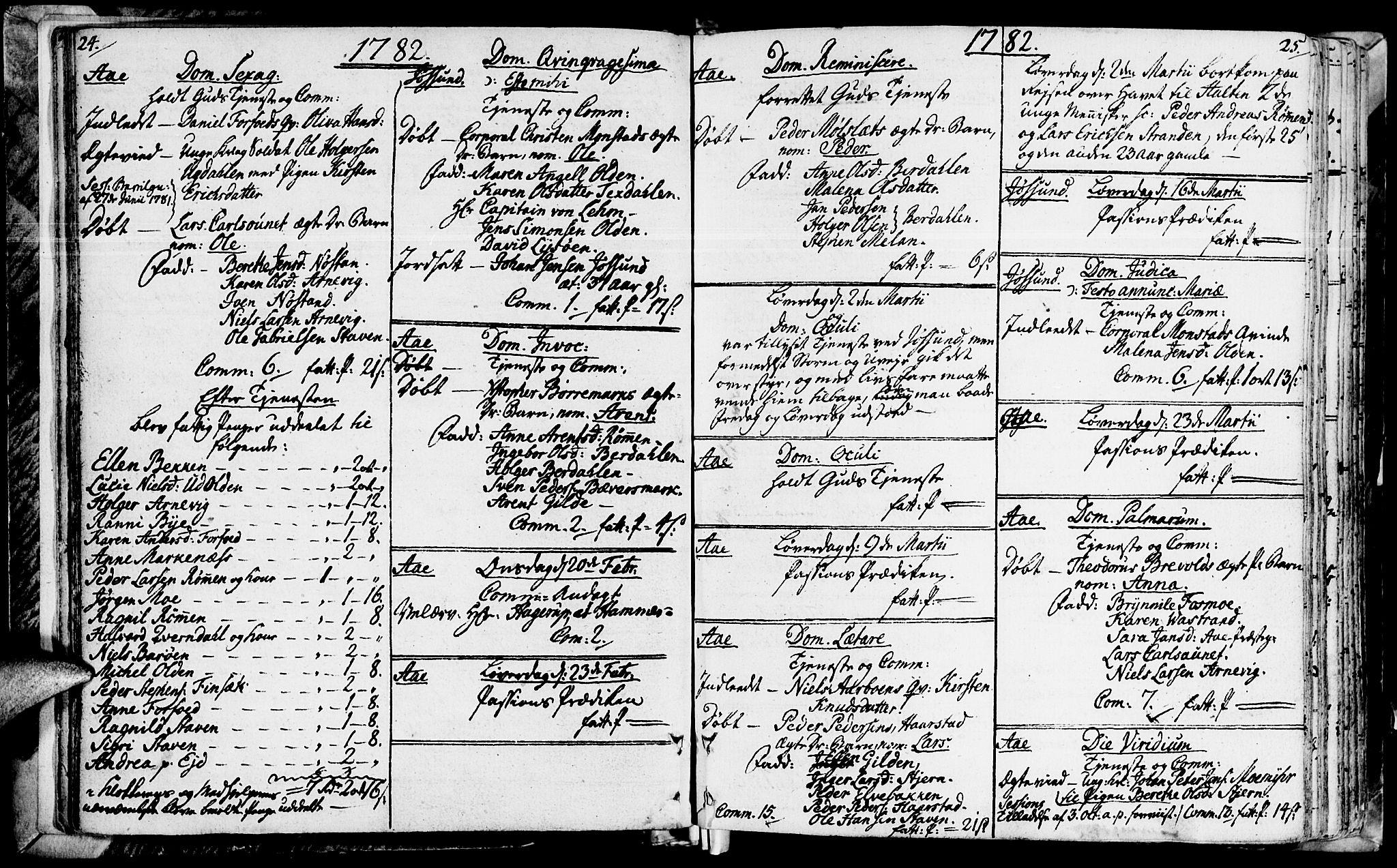 Ministerialprotokoller, klokkerbøker og fødselsregistre - Sør-Trøndelag, AV/SAT-A-1456/655/L0673: Ministerialbok nr. 655A02, 1780-1801, s. 24-25