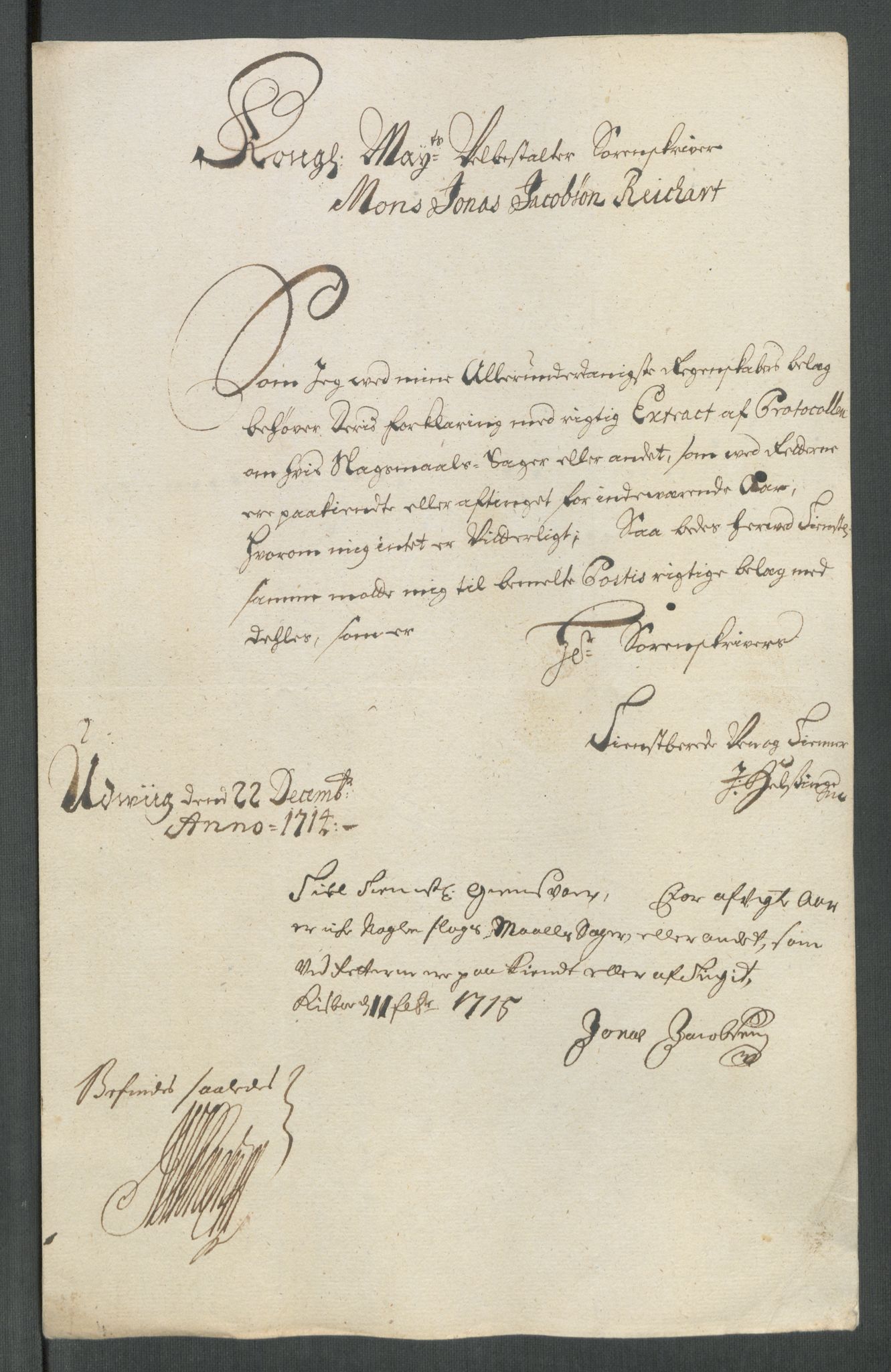 Rentekammeret inntil 1814, Reviderte regnskaper, Fogderegnskap, RA/EA-4092/R63/L4322: Fogderegnskap Inderøy, 1714, s. 295