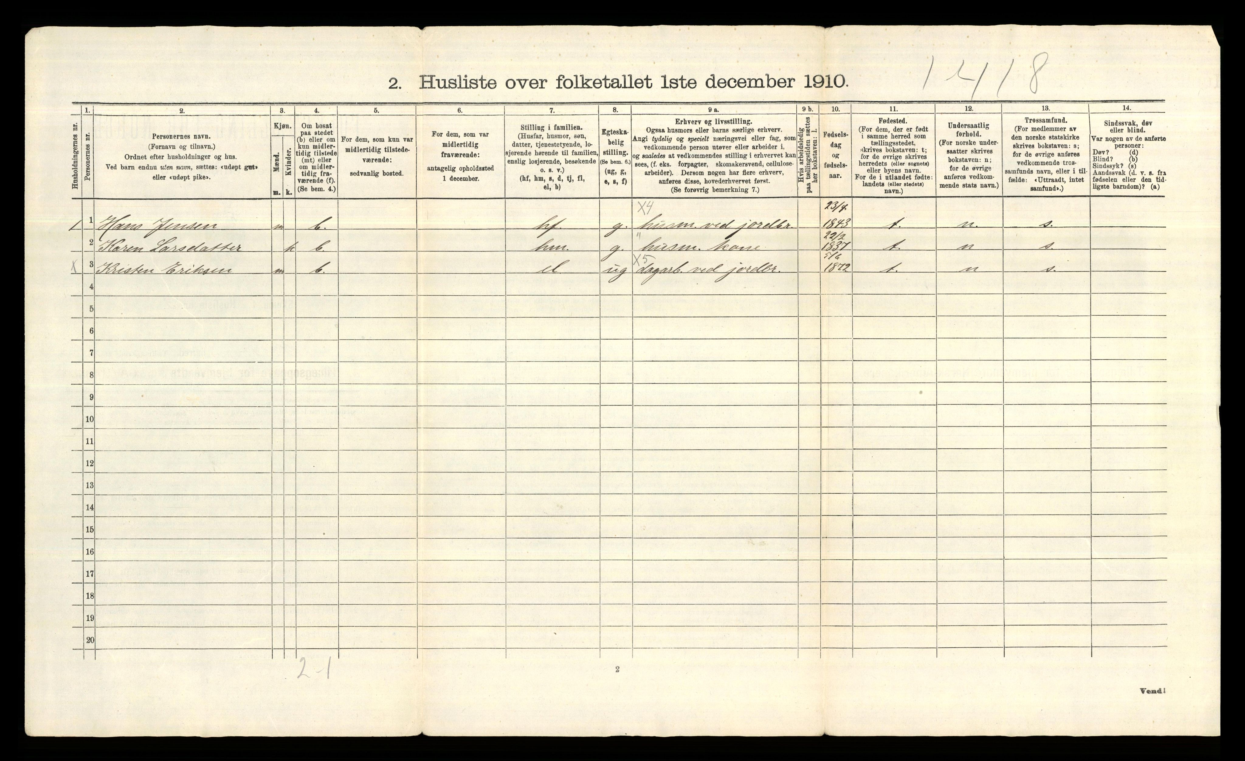 RA, Folketelling 1910 for 0218 Aker herred, 1910, s. 118