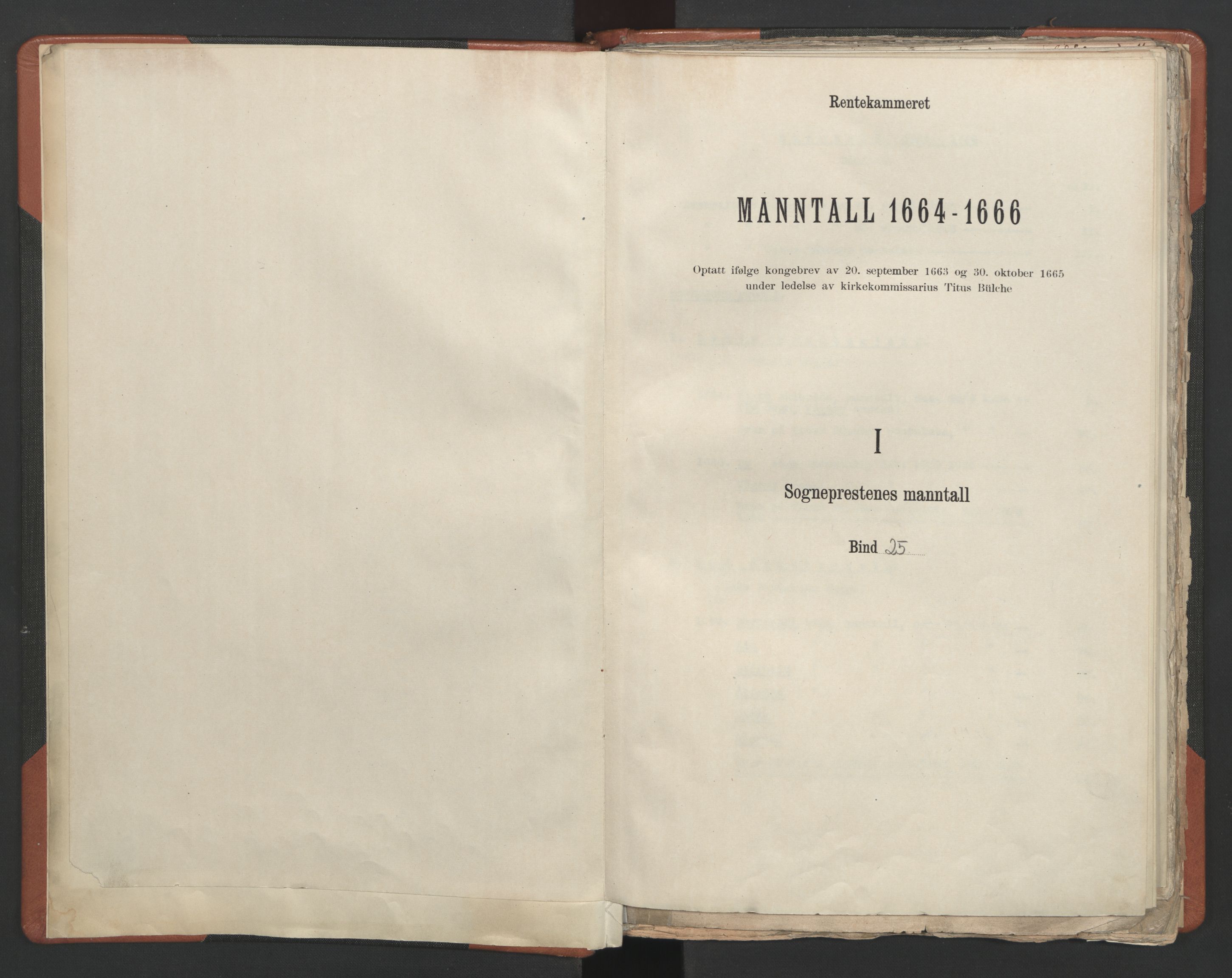 RA, Sogneprestenes manntall 1664-1666, nr. 25: Nordfjord prosti, 1664-1666