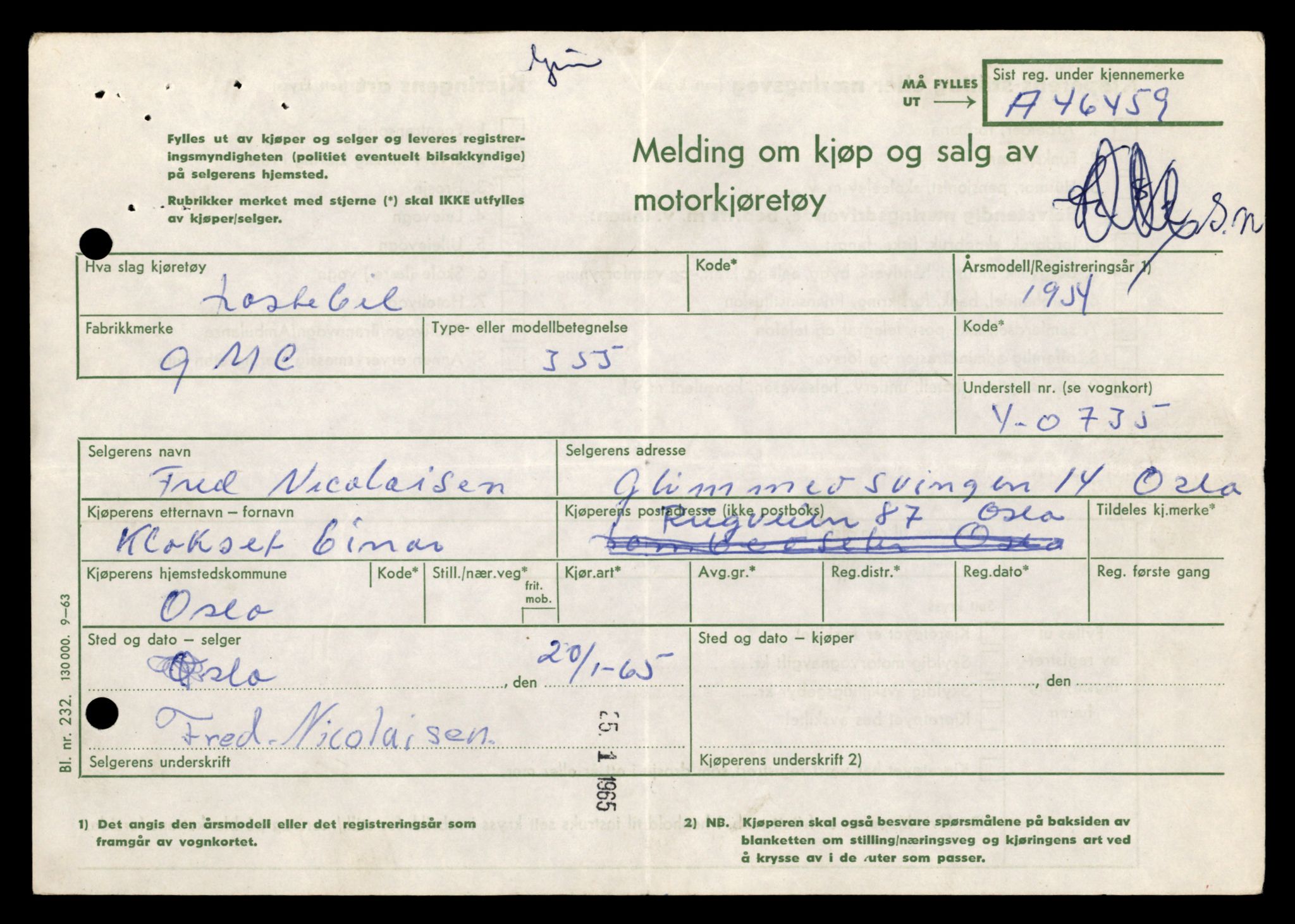 Møre og Romsdal vegkontor - Ålesund trafikkstasjon, AV/SAT-A-4099/F/Fe/L0035: Registreringskort for kjøretøy T 12653 - T 12829, 1927-1998, s. 1696
