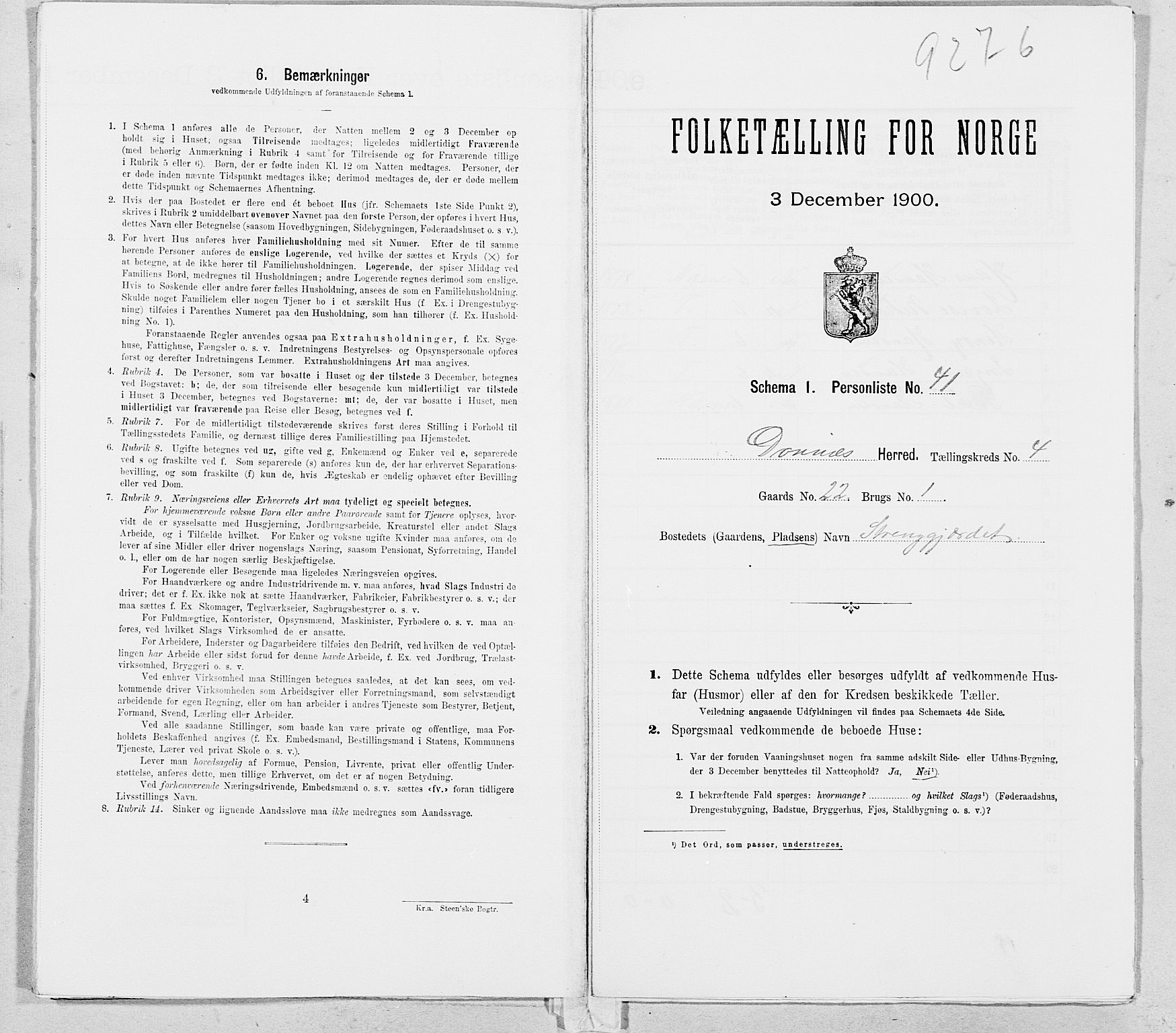 SAT, Folketelling 1900 for 1827 Dønnes herred, 1900, s. 662