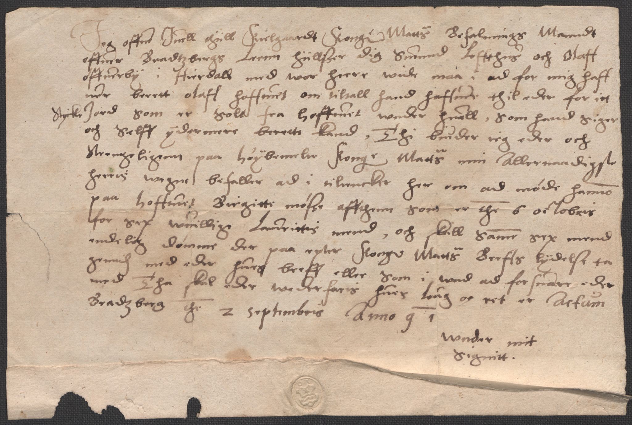 Riksarkivets diplomsamling, AV/RA-EA-5965/F02/L0094: Dokumenter, 1591, s. 34