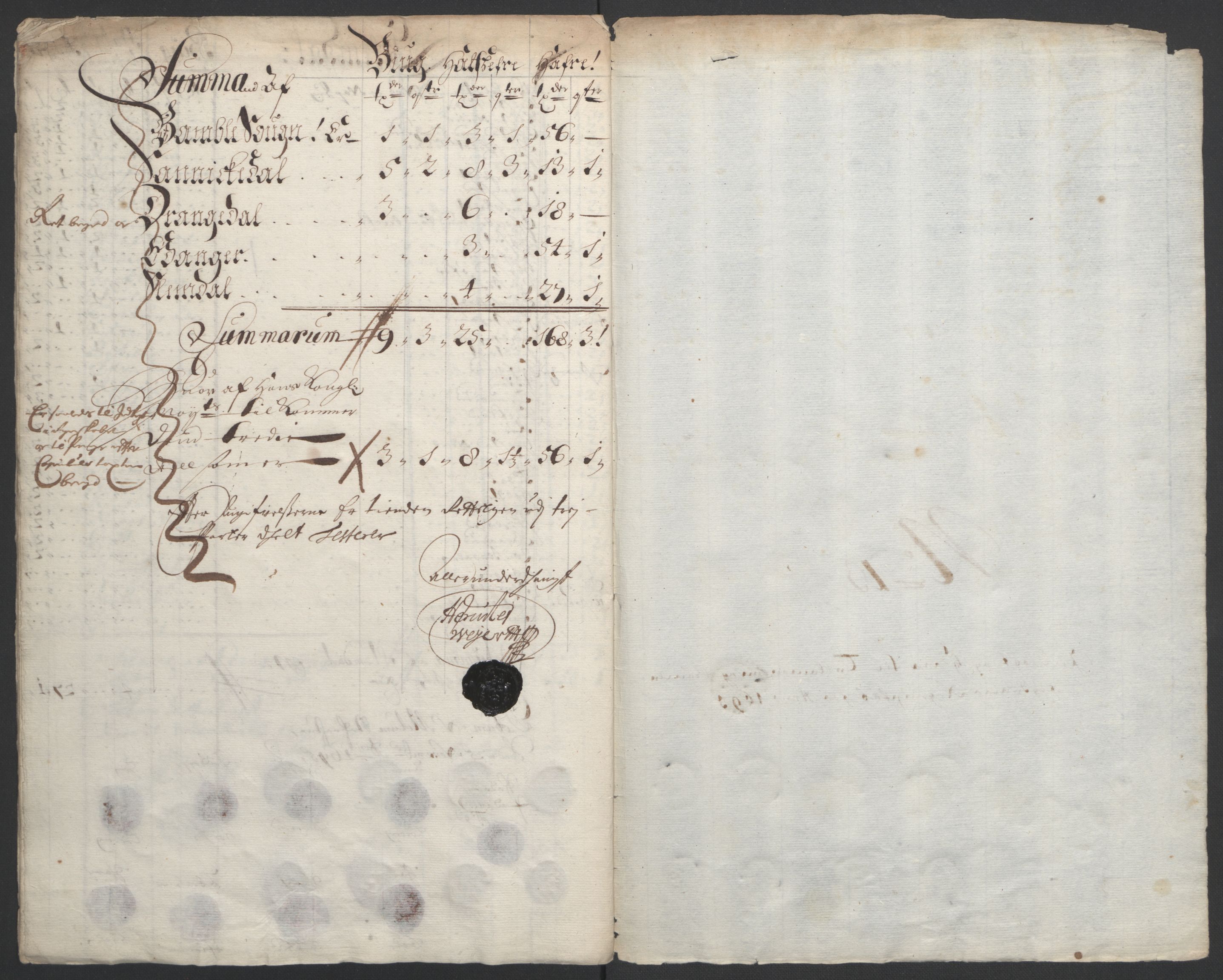 Rentekammeret inntil 1814, Reviderte regnskaper, Fogderegnskap, RA/EA-4092/R36/L2093: Fogderegnskap Øvre og Nedre Telemark og Bamble, 1695, s. 345