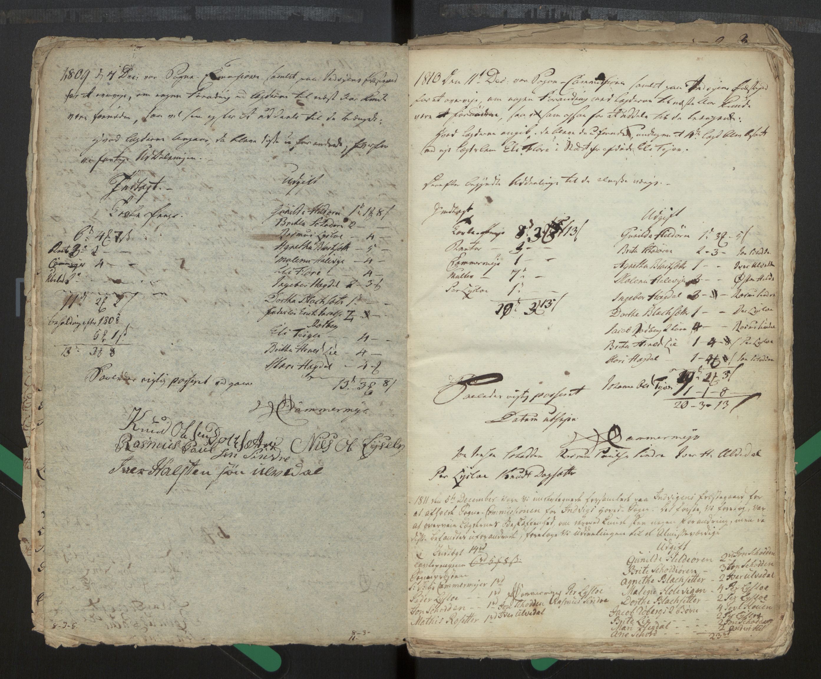 Innvik sokneprestembete, AV/SAB-A-80501/J/Jc/L0001: Forhandlingsprotokoll Innvik fattigkommisjon, 1794-1844