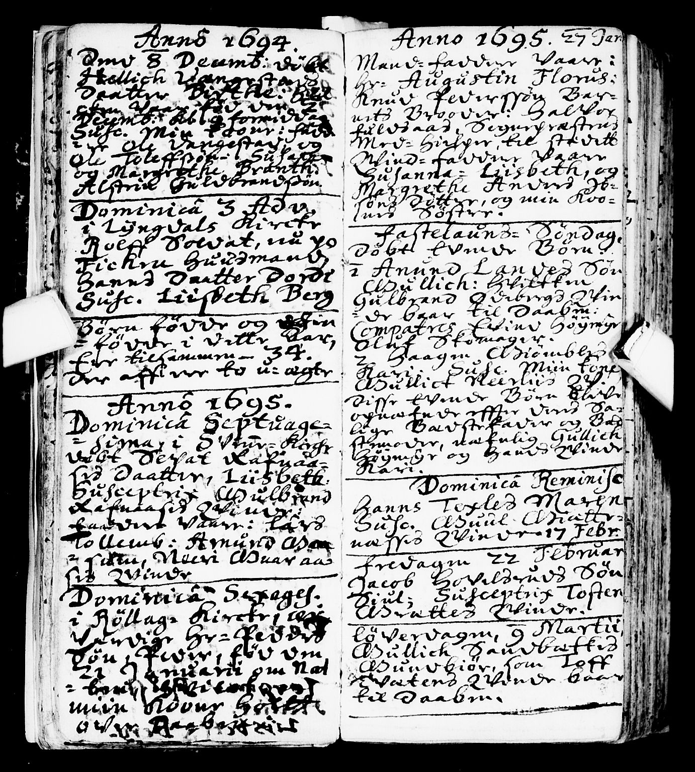 Flesberg kirkebøker, AV/SAKO-A-18/F/Fa/L0001: Ministerialbok nr. I 1, 1688-1725