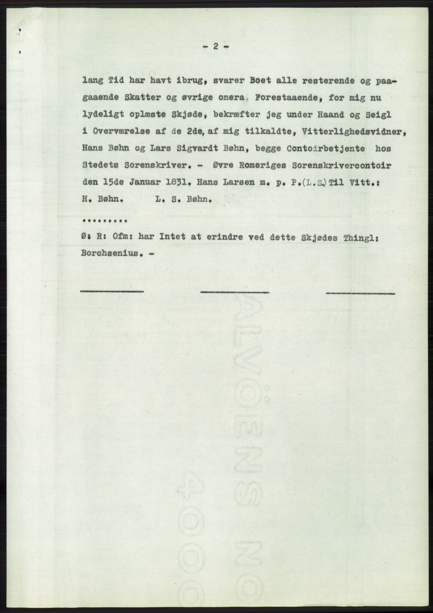 Statsarkivet i Oslo, SAO/A-10621/Z/Zd/L0013: Avskrifter, j.nr 16-1099/1961, 1961, s. 2