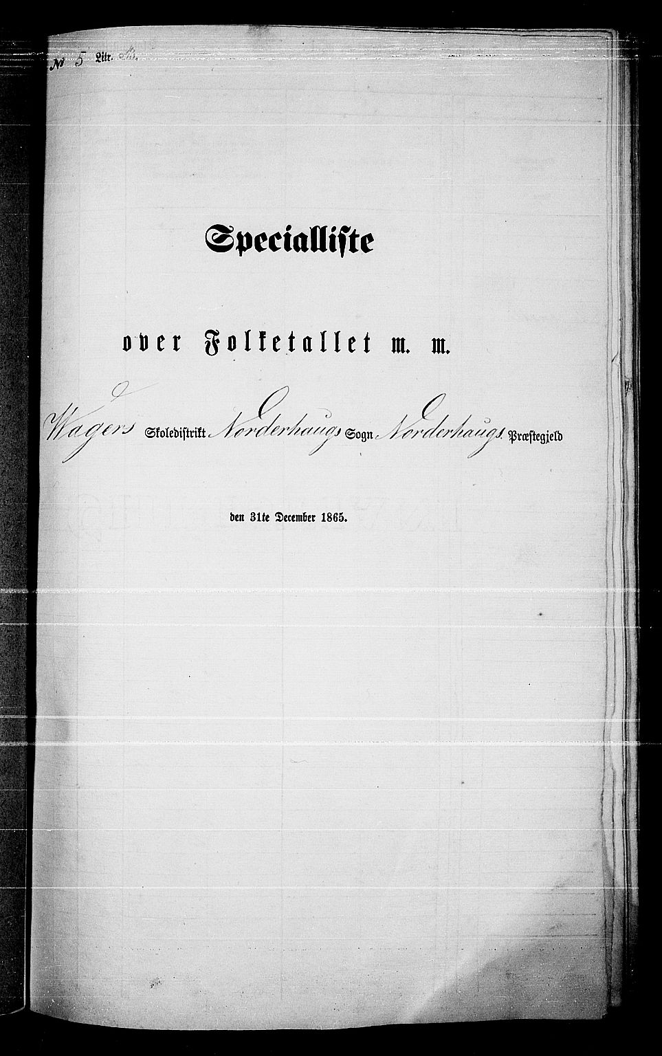 RA, Folketelling 1865 for 0613L Norderhov prestegjeld, Norderhov sokn, Haug sokn og Lunder sokn, 1865, s. 106