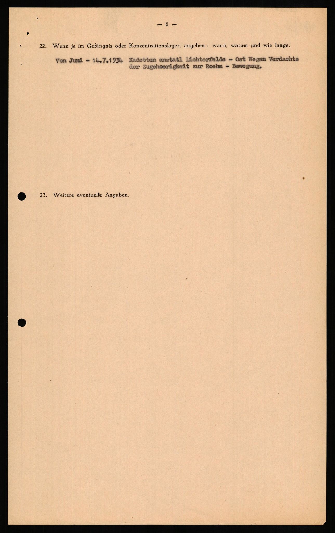 Forsvaret, Forsvarets overkommando II, AV/RA-RAFA-3915/D/Db/L0013: CI Questionaires. Tyske okkupasjonsstyrker i Norge. Tyskere., 1945-1946, s. 138