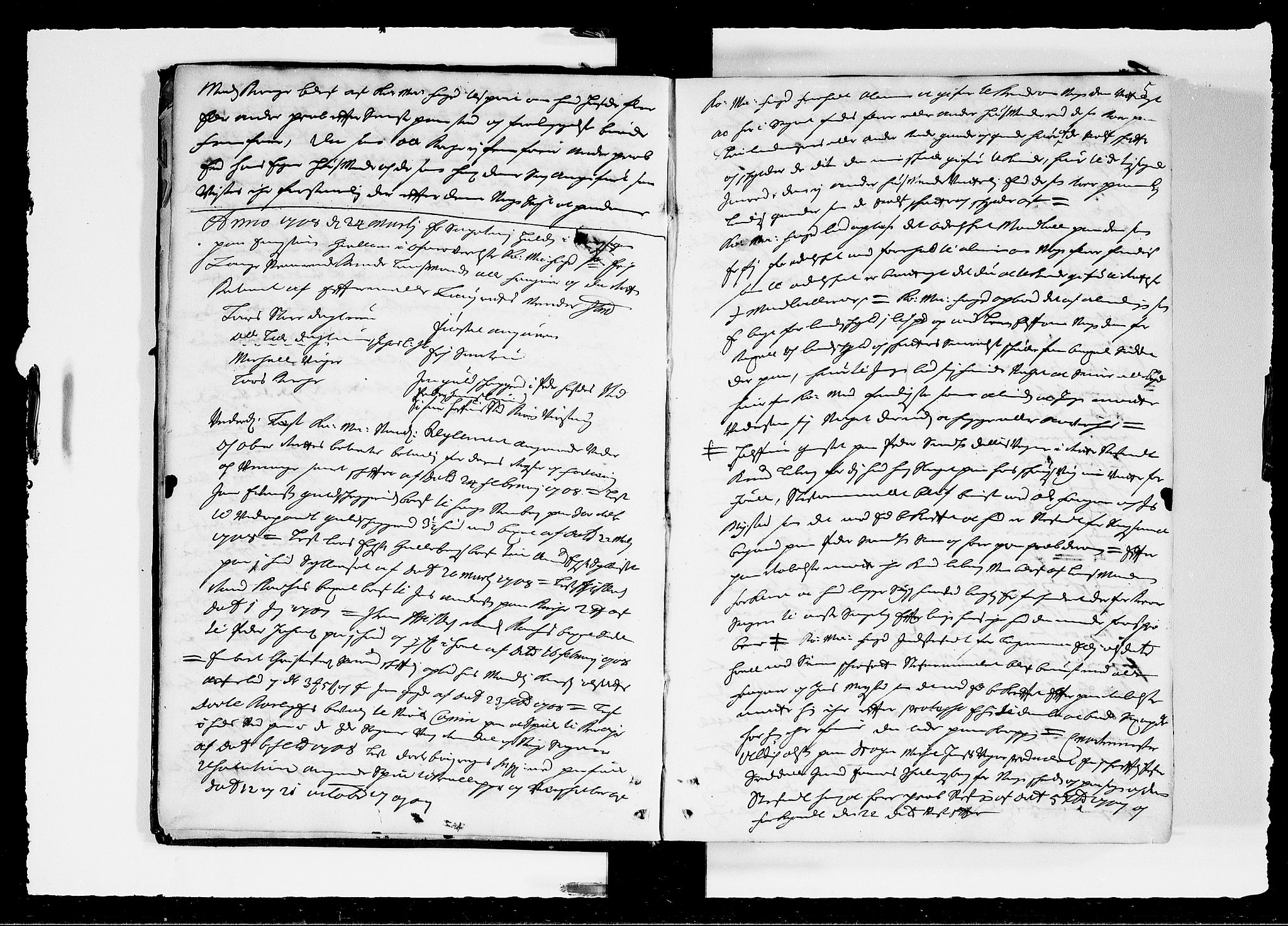 Hedemarken sorenskriveri, SAH/TING-034/G/Gb/L0034: Tingbok, 1708, s. 4b-5a
