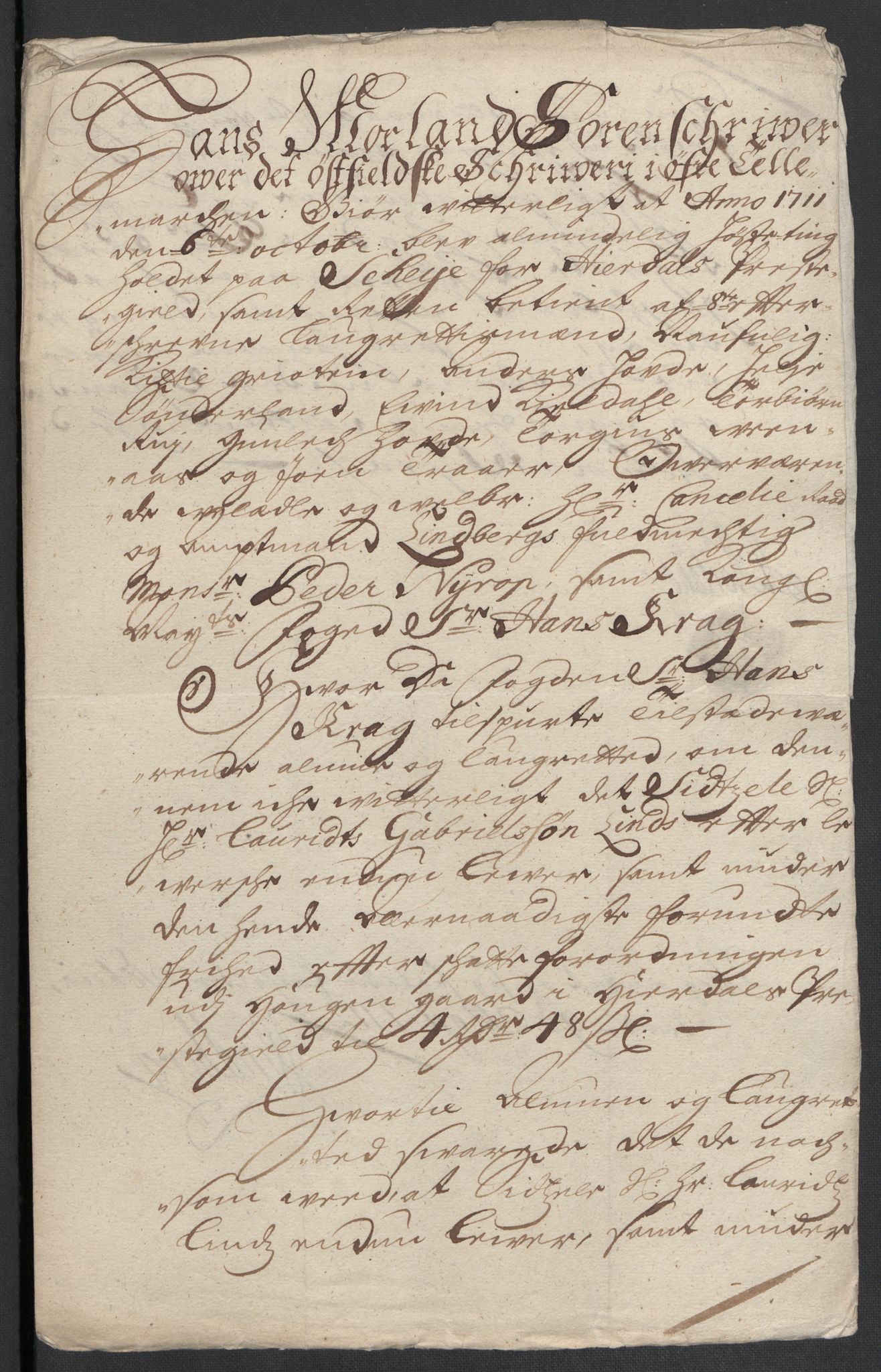 Rentekammeret inntil 1814, Reviderte regnskaper, Fogderegnskap, AV/RA-EA-4092/R36/L2120: Fogderegnskap Øvre og Nedre Telemark og Bamble, 1711, s. 221