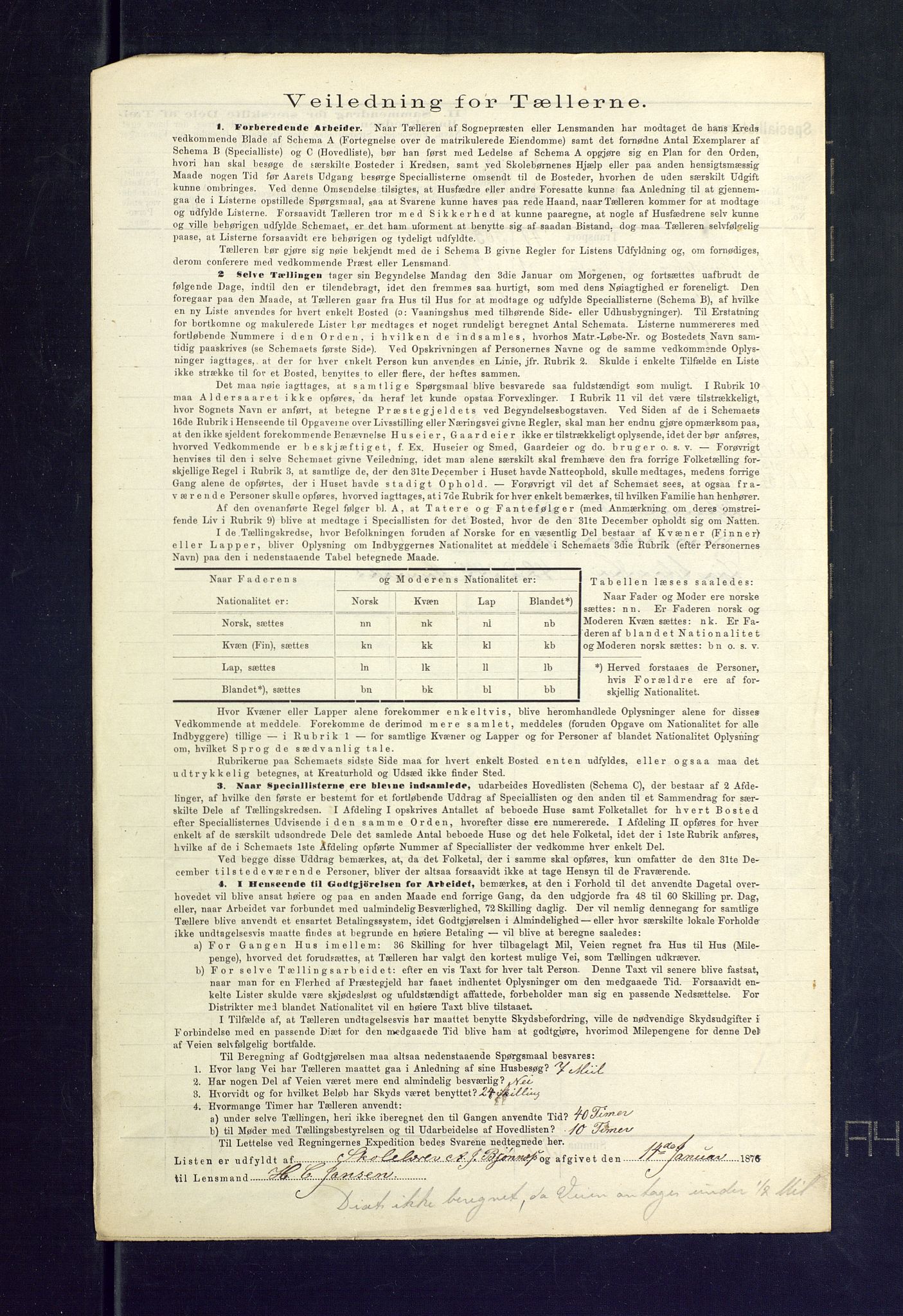 SAKO, Folketelling 1875 for 0725P Tjølling prestegjeld, 1875, s. 12