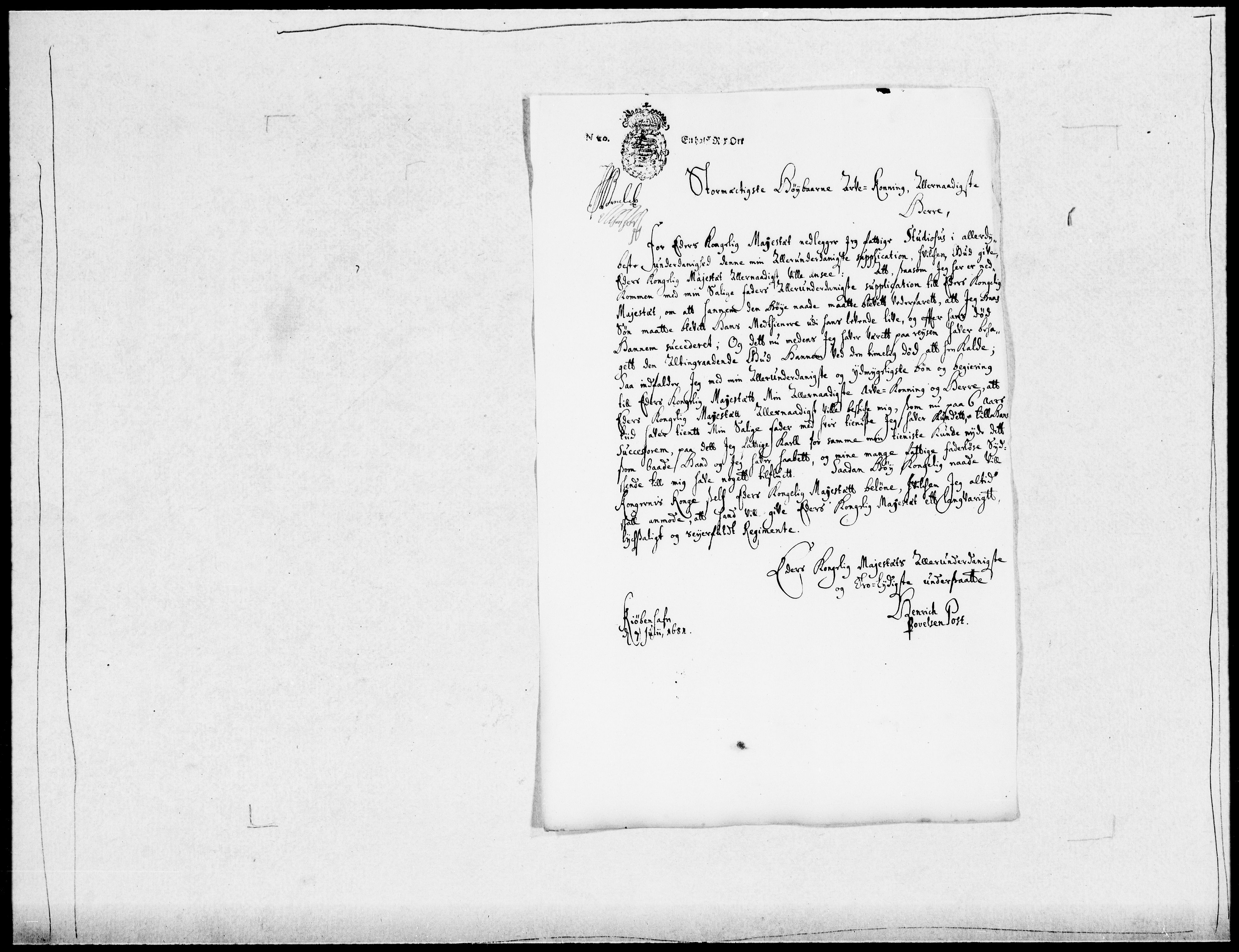 Danske Kanselli 1572-1799, AV/RA-EA-3023/F/Fc/Fcc/Fcca/L0034: Norske innlegg 1572-1799, 1681-1682, s. 37