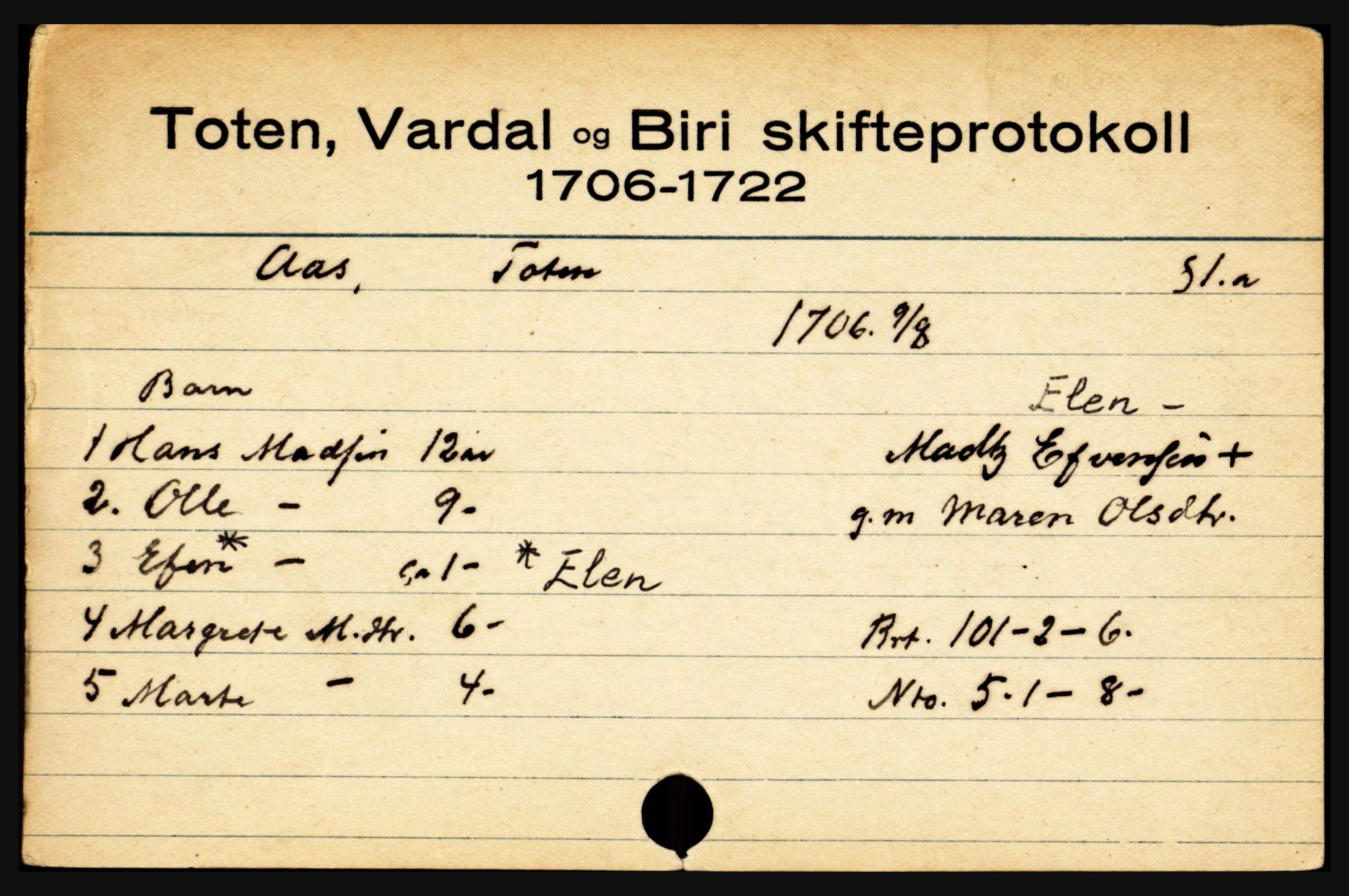Toten tingrett, SAH/TING-006/J, 1657-1903, s. 23245