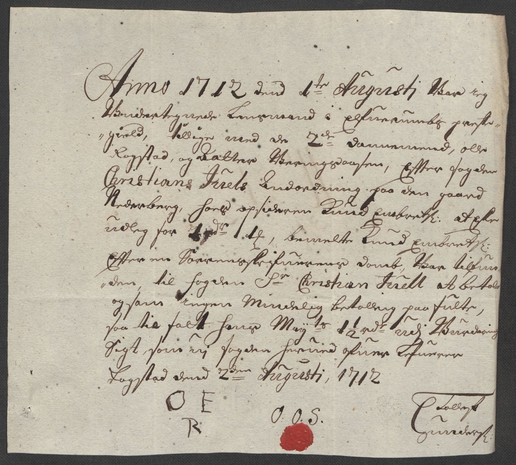 Rentekammeret inntil 1814, Reviderte regnskaper, Fogderegnskap, RA/EA-4092/R13/L0849: Fogderegnskap Solør, Odal og Østerdal, 1712, s. 287