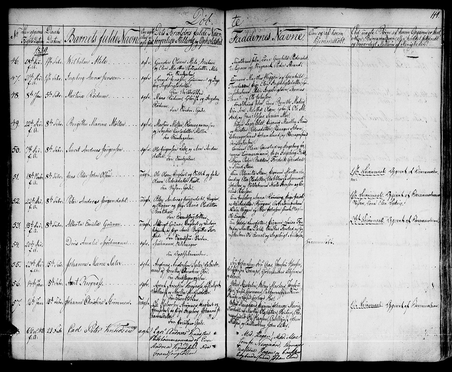 Ministerialprotokoller, klokkerbøker og fødselsregistre - Sør-Trøndelag, SAT/A-1456/601/L0045: Ministerialbok nr. 601A13, 1821-1831, s. 114