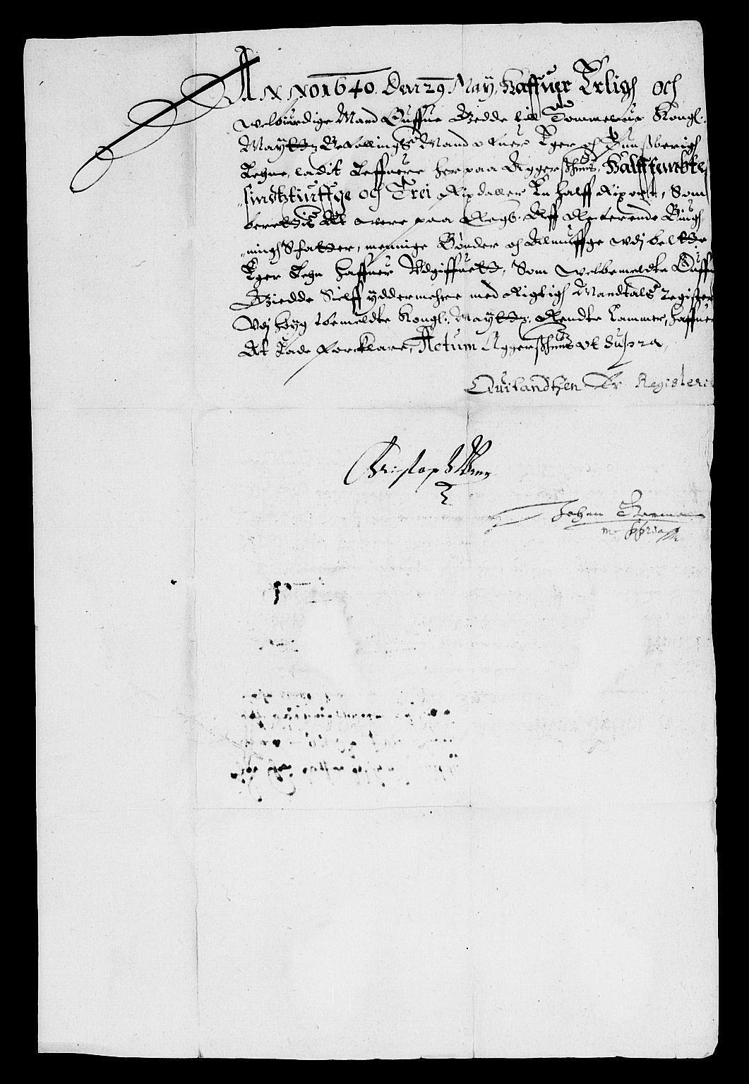 Rentekammeret inntil 1814, Reviderte regnskaper, Lensregnskaper, AV/RA-EA-5023/R/Rb/Rbm/L0005: Eiker len, 1639-1640