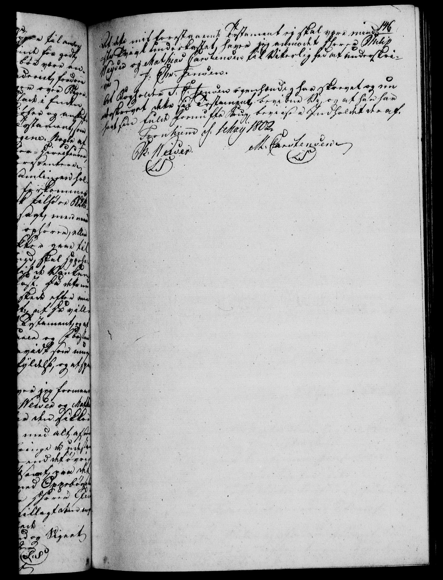 Danske Kanselli 1800-1814, RA/EA-3024/H/Hf/Hfb/Hfba/L0003: Registranter, 1805-1807, s. 146a