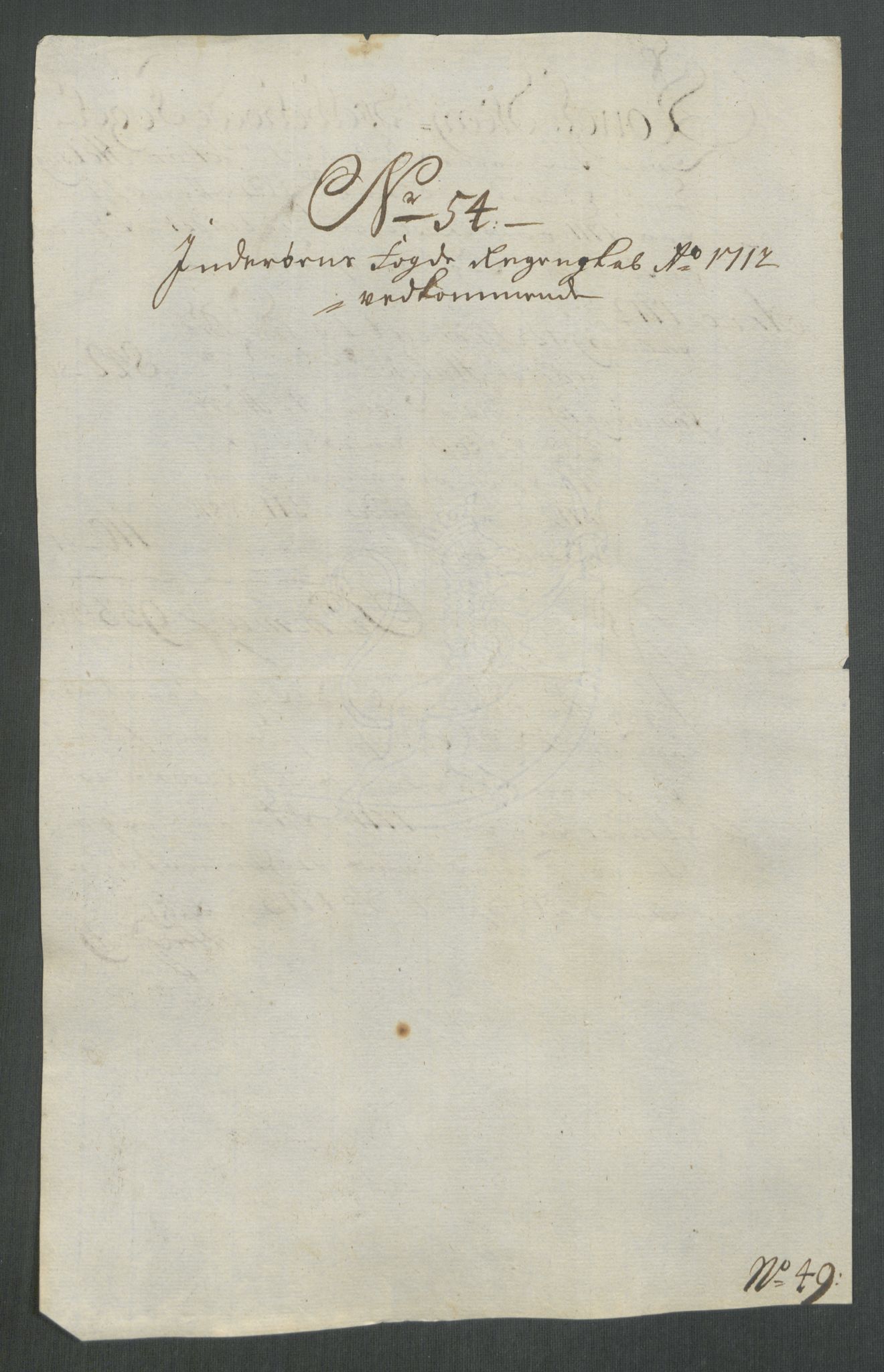 Rentekammeret inntil 1814, Reviderte regnskaper, Fogderegnskap, RA/EA-4092/R63/L4320: Fogderegnskap Inderøy, 1712, s. 358