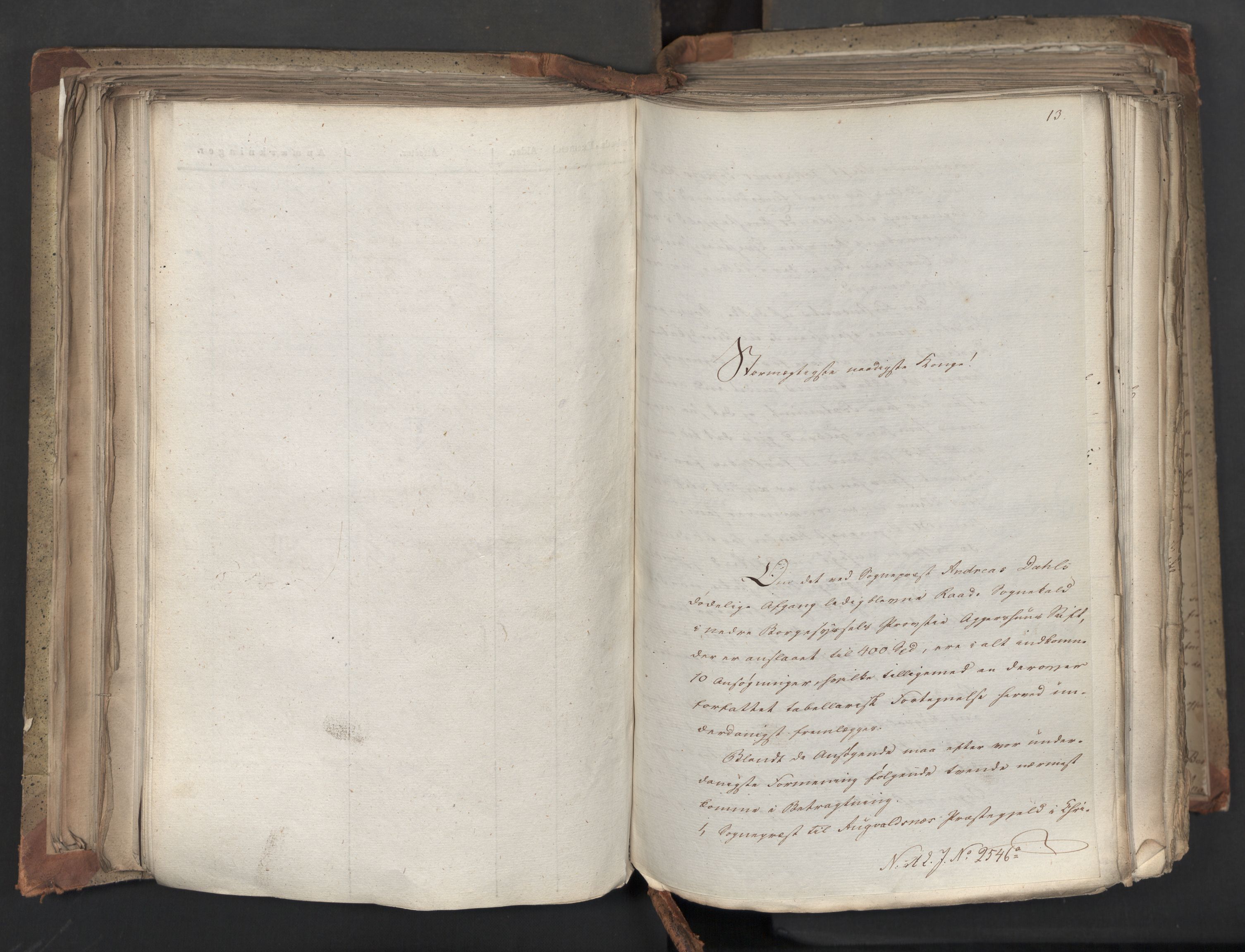 Statsrådsavdelingen i Stockholm, AV/RA-S-1003/D/Da/L0042: Regjeringsinnstillinger nr. 2467-2705, 1825, s. 239