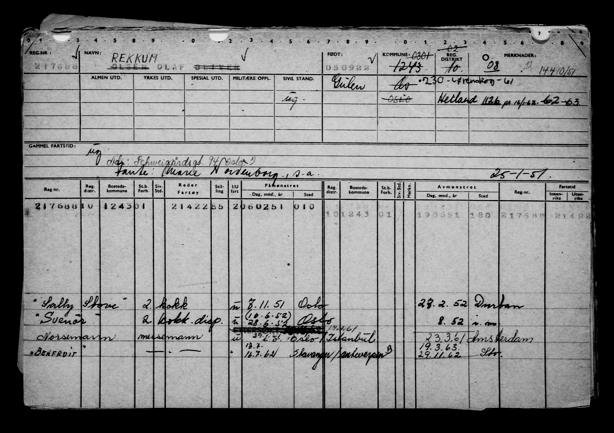 Direktoratet for sjømenn, AV/RA-S-3545/G/Gb/L0210: Hovedkort, 1922, s. 408