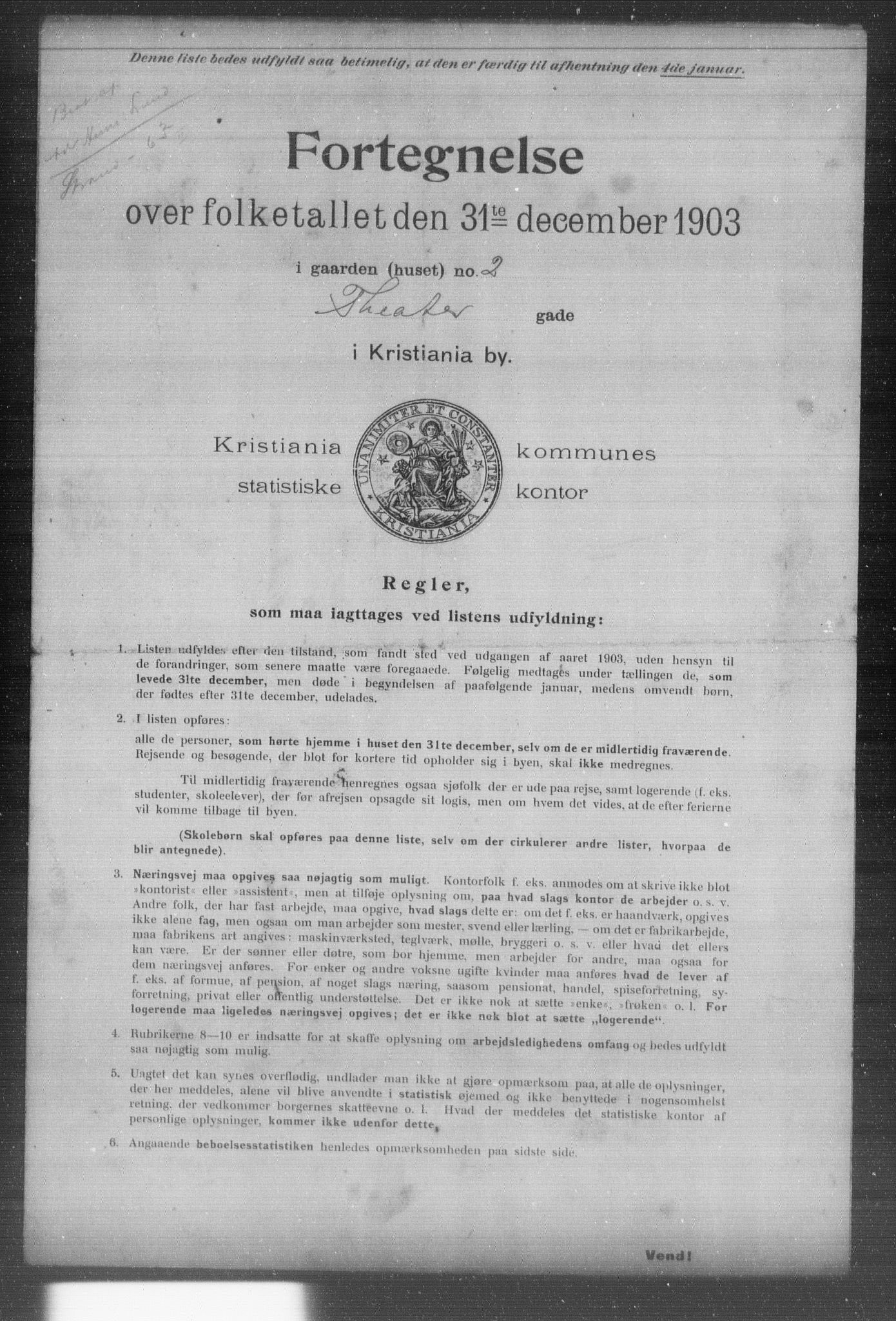 OBA, Kommunal folketelling 31.12.1903 for Kristiania kjøpstad, 1903, s. 20790