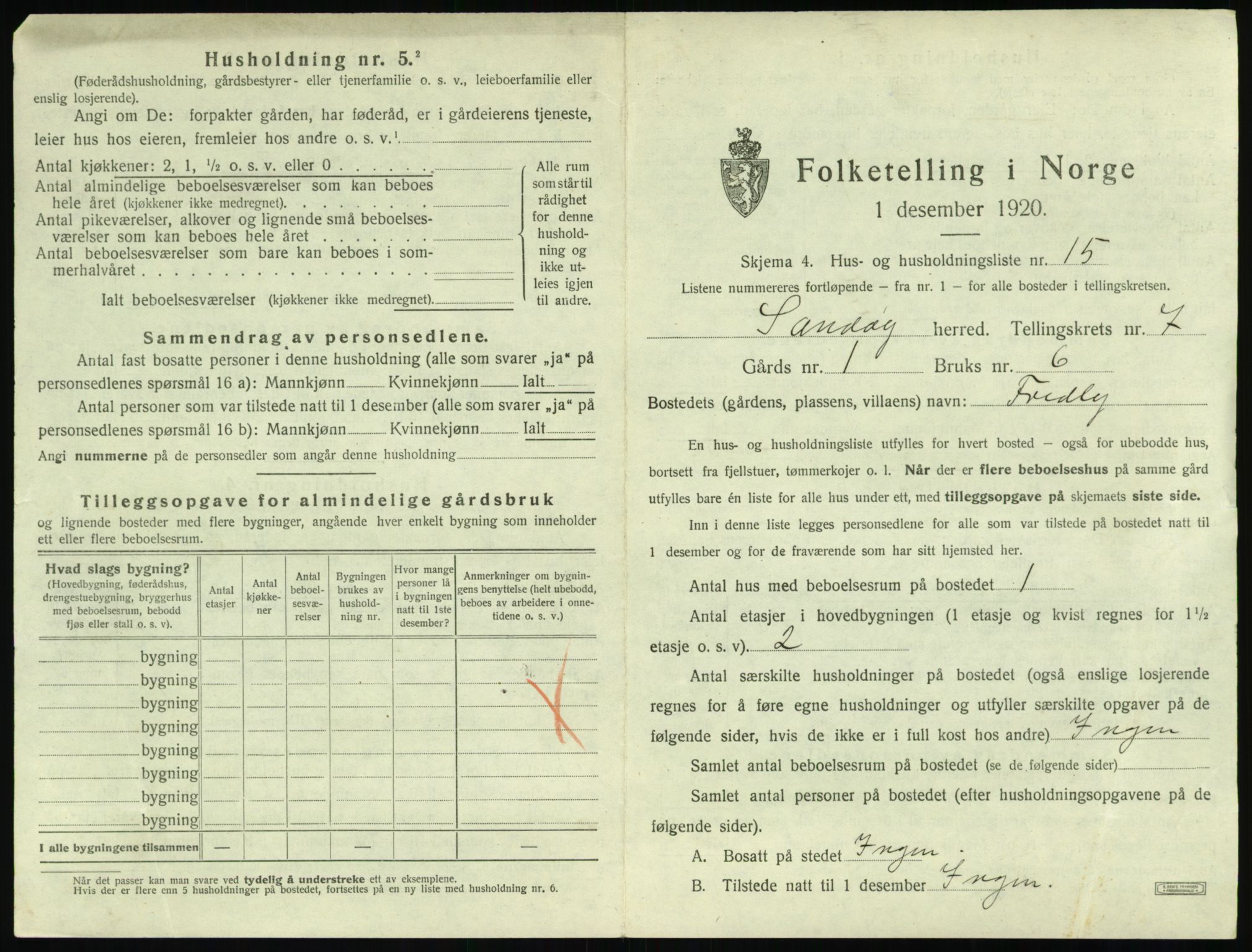 SAT, Folketelling 1920 for 1546 Sandøy herred, 1920, s. 352