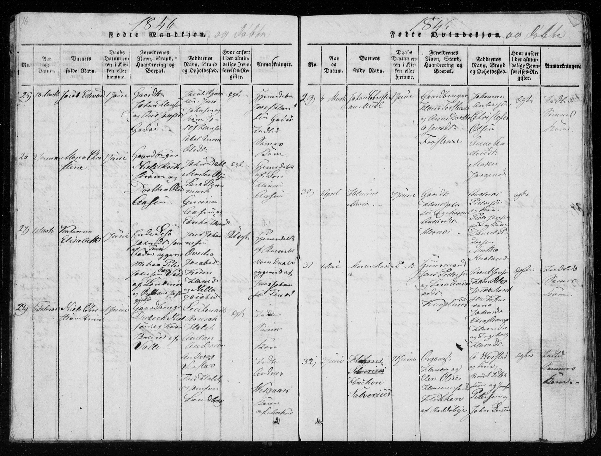 Ministerialprotokoller, klokkerbøker og fødselsregistre - Nordland, AV/SAT-A-1459/801/L0026: Klokkerbok nr. 801C01, 1820-1855, s. 16-17