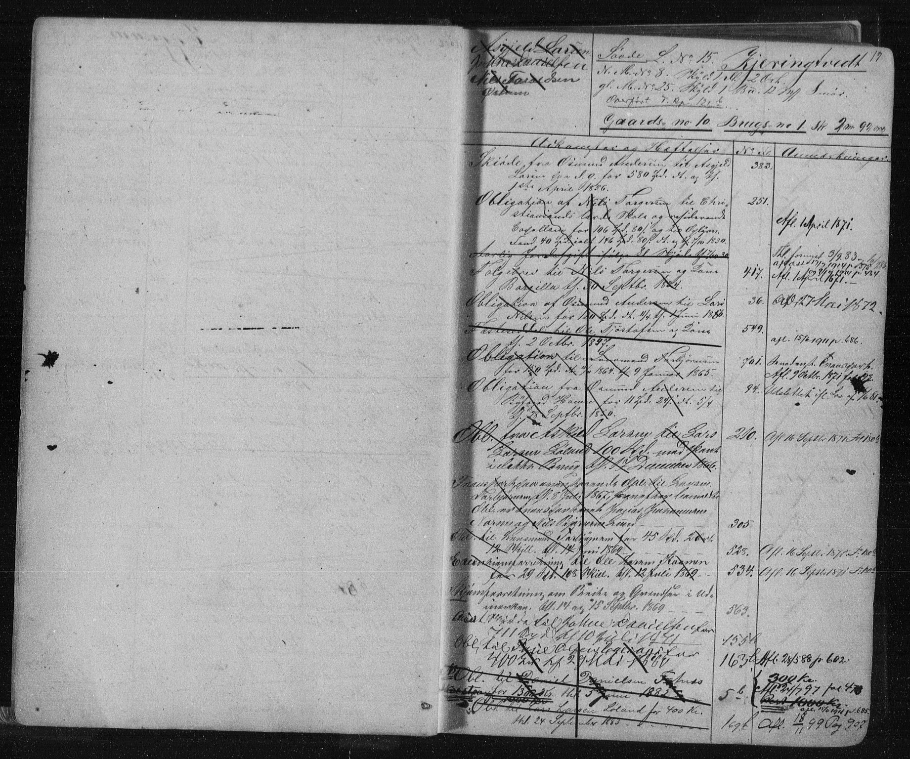 Ryfylke tingrett, AV/SAST-A-100055/001/II/IIA/L0038: Panteregister nr. II A 38, 1865, s. 17