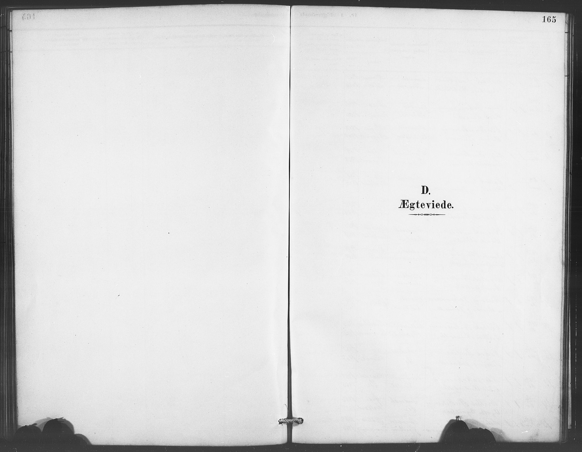 Evanger sokneprestembete, SAB/A-99924: Klokkerbok nr. A 4, 1887-1897, s. 165