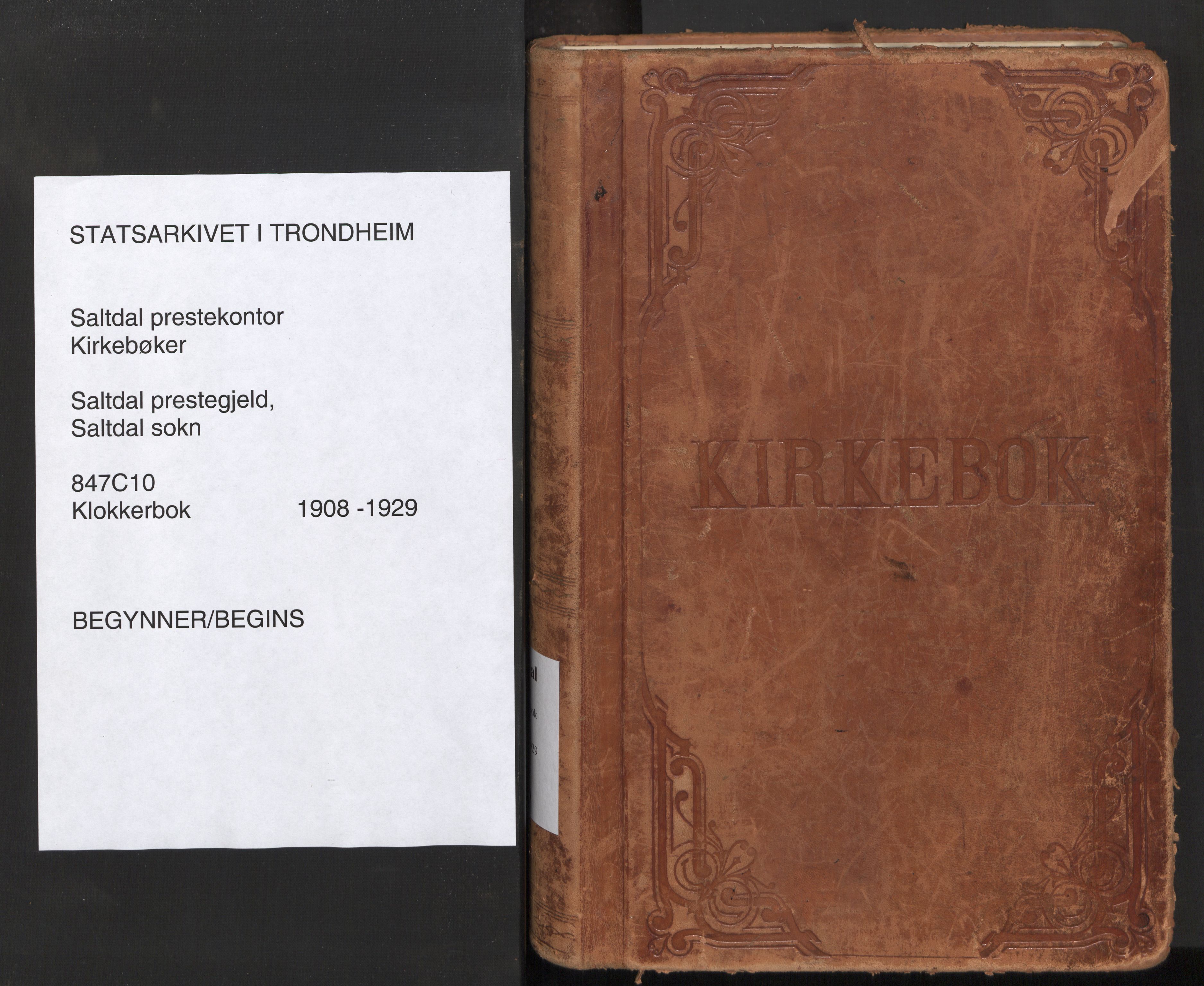 Ministerialprotokoller, klokkerbøker og fødselsregistre - Nordland, SAT/A-1459/847/L0683: Klokkerbok nr. 847C11, 1908-1929