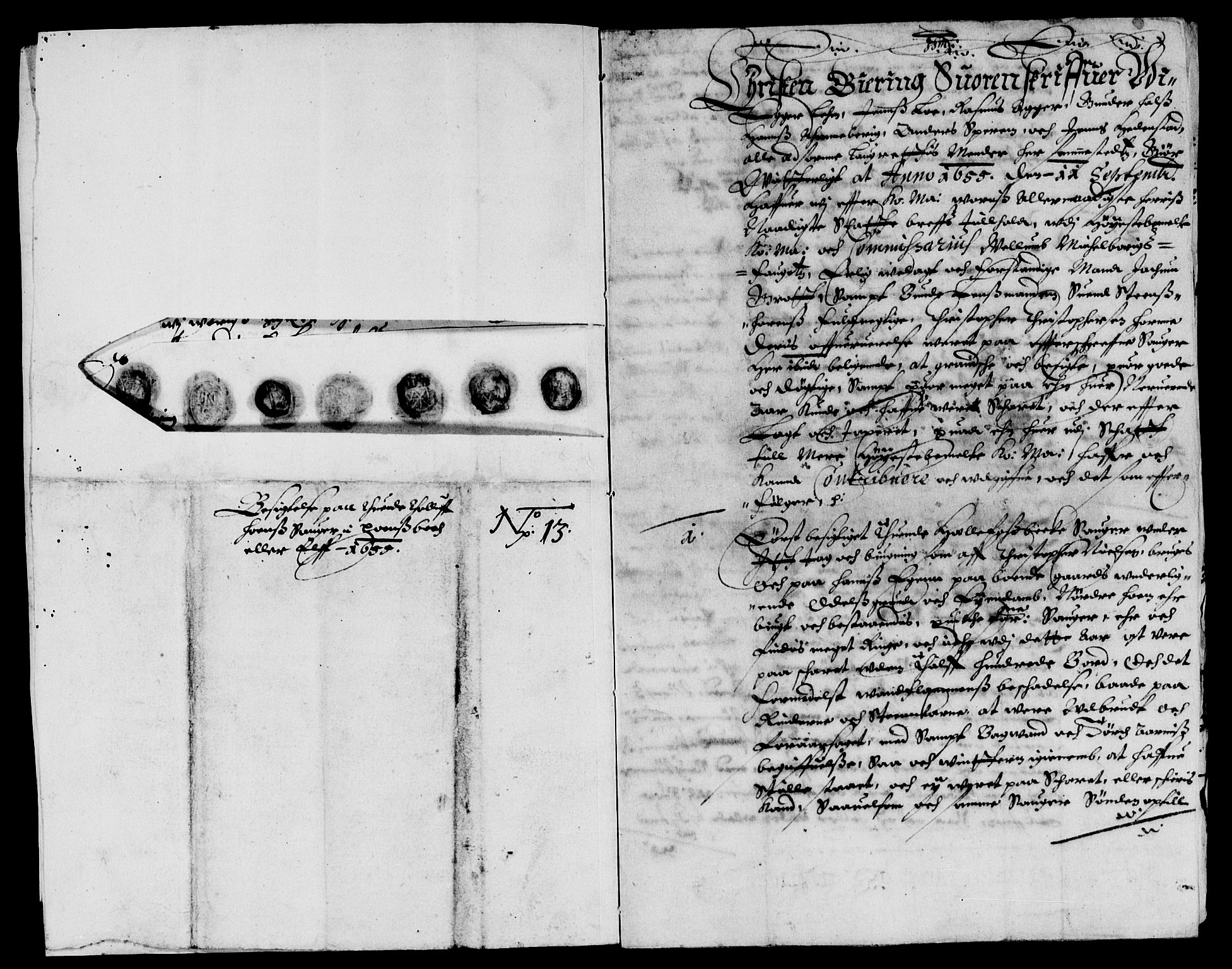 Rentekammeret inntil 1814, Reviderte regnskaper, Lensregnskaper, RA/EA-5023/R/Rb/Rbm/L0009: Eiker len, 1652-1661