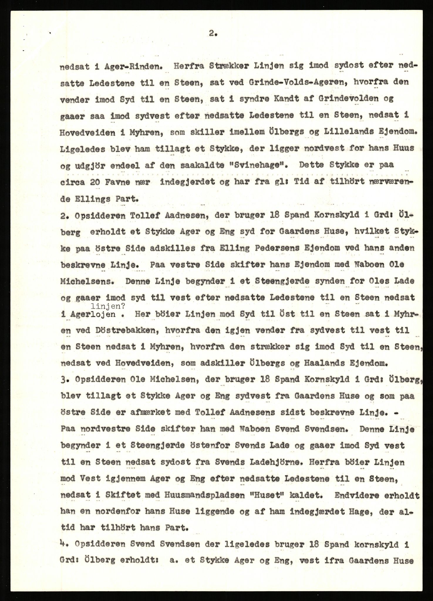 Statsarkivet i Stavanger, AV/SAST-A-101971/03/Y/Yj/L0098: Avskrifter sortert etter gårdsnavn: Øigrei - Østeinstad, 1750-1930, s. 119