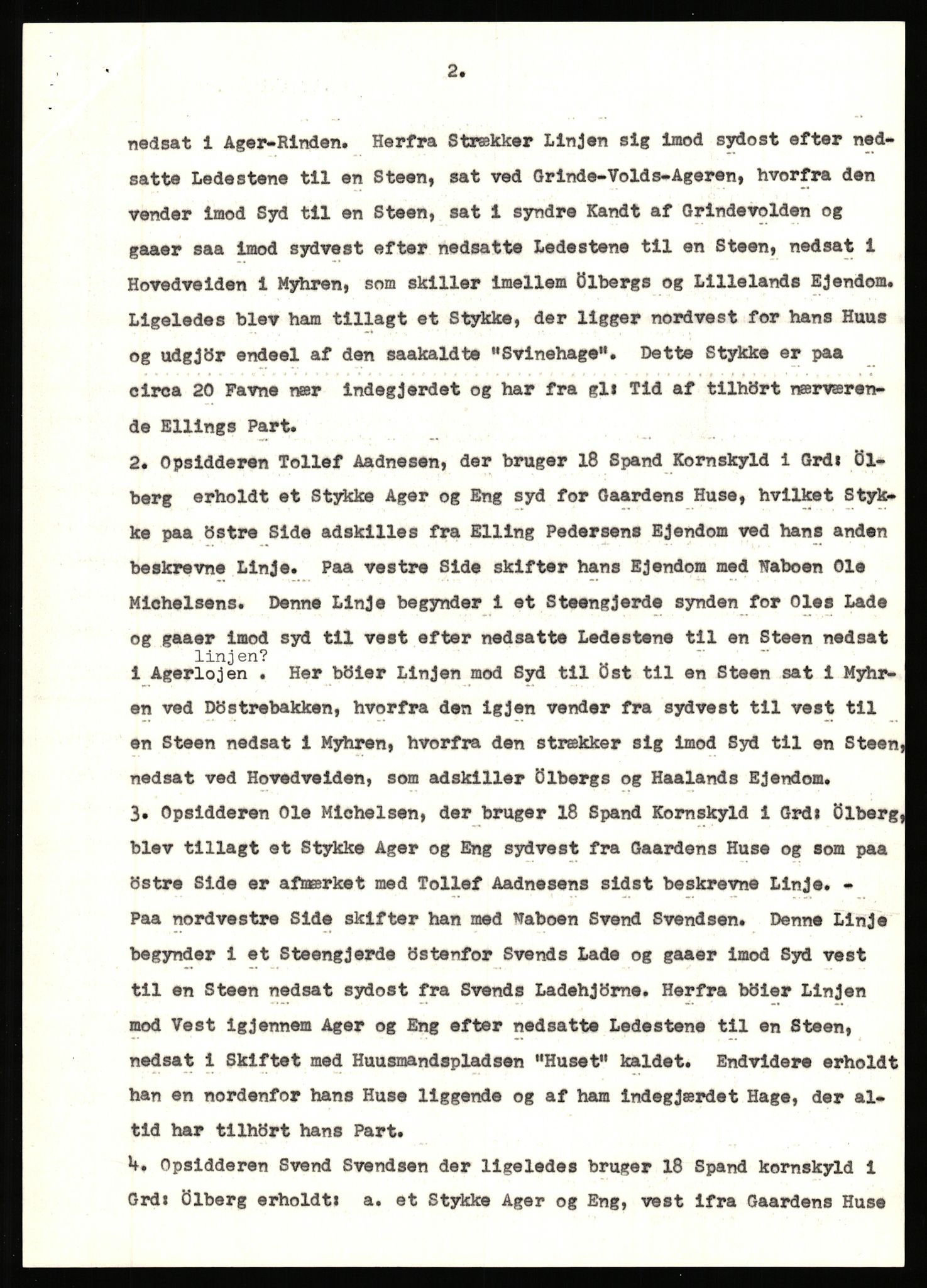 Statsarkivet i Stavanger, SAST/A-101971/03/Y/Yj/L0098: Avskrifter sortert etter gårdsnavn: Øigrei - Østeinstad, 1750-1930, s. 119