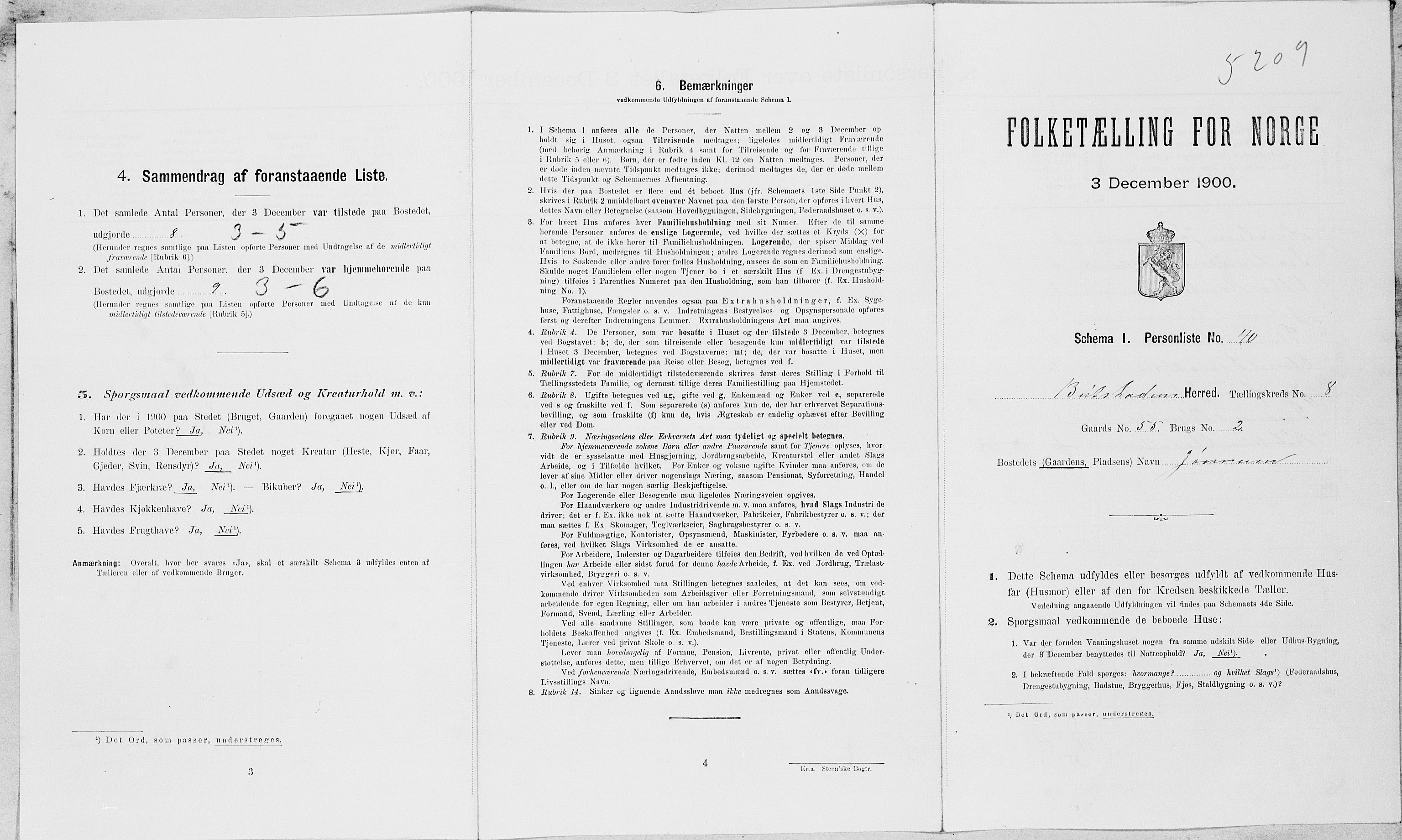 SAT, Folketelling 1900 for 1727 Beitstad herred, 1900, s. 689