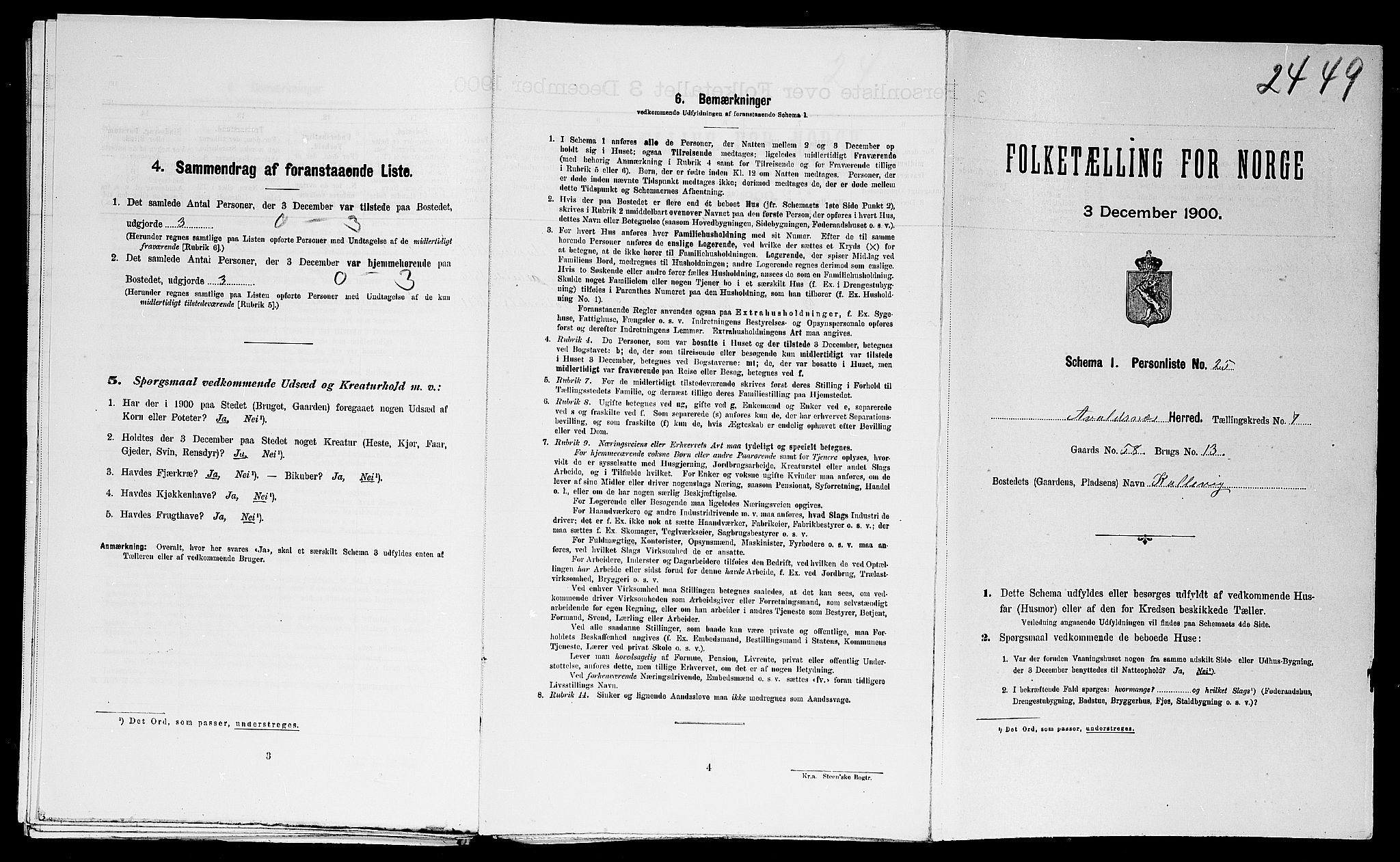 SAST, Folketelling 1900 for 1147 Avaldsnes herred, 1900, s. 1525