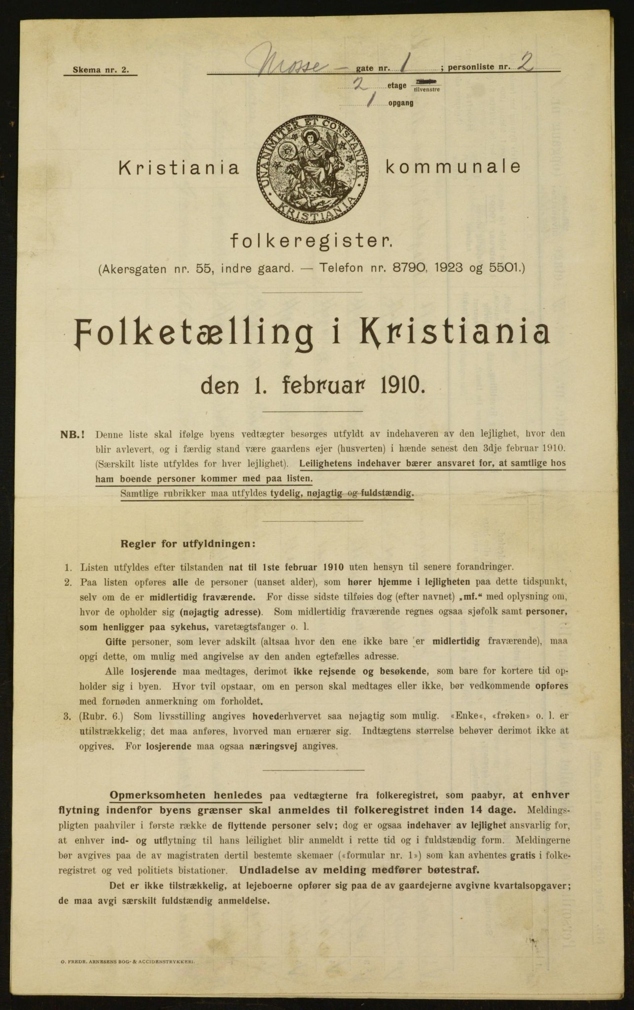 OBA, Kommunal folketelling 1.2.1910 for Kristiania, 1910, s. 63548