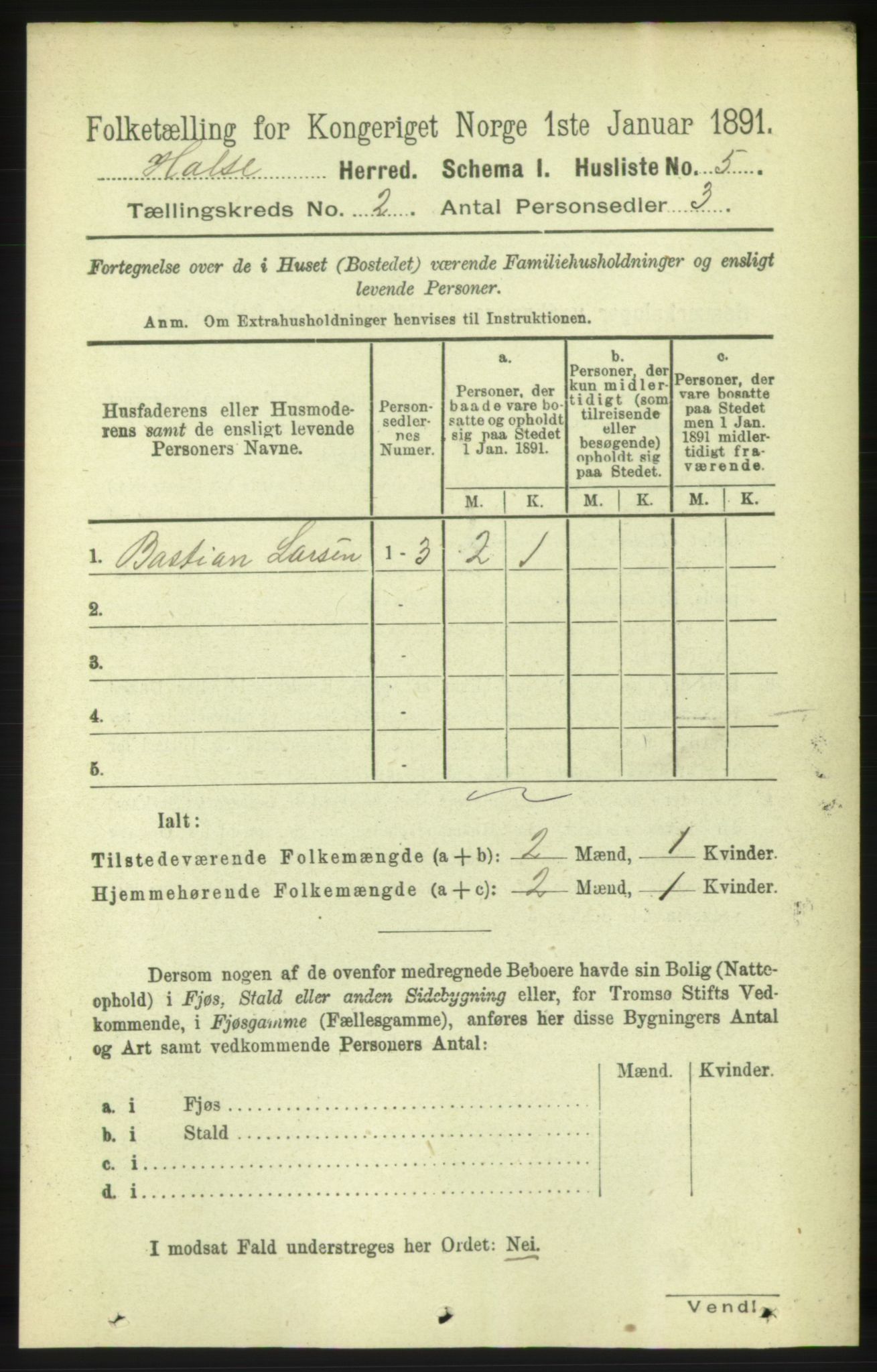 RA, Folketelling 1891 for 1571 Halsa herred, 1891, s. 219