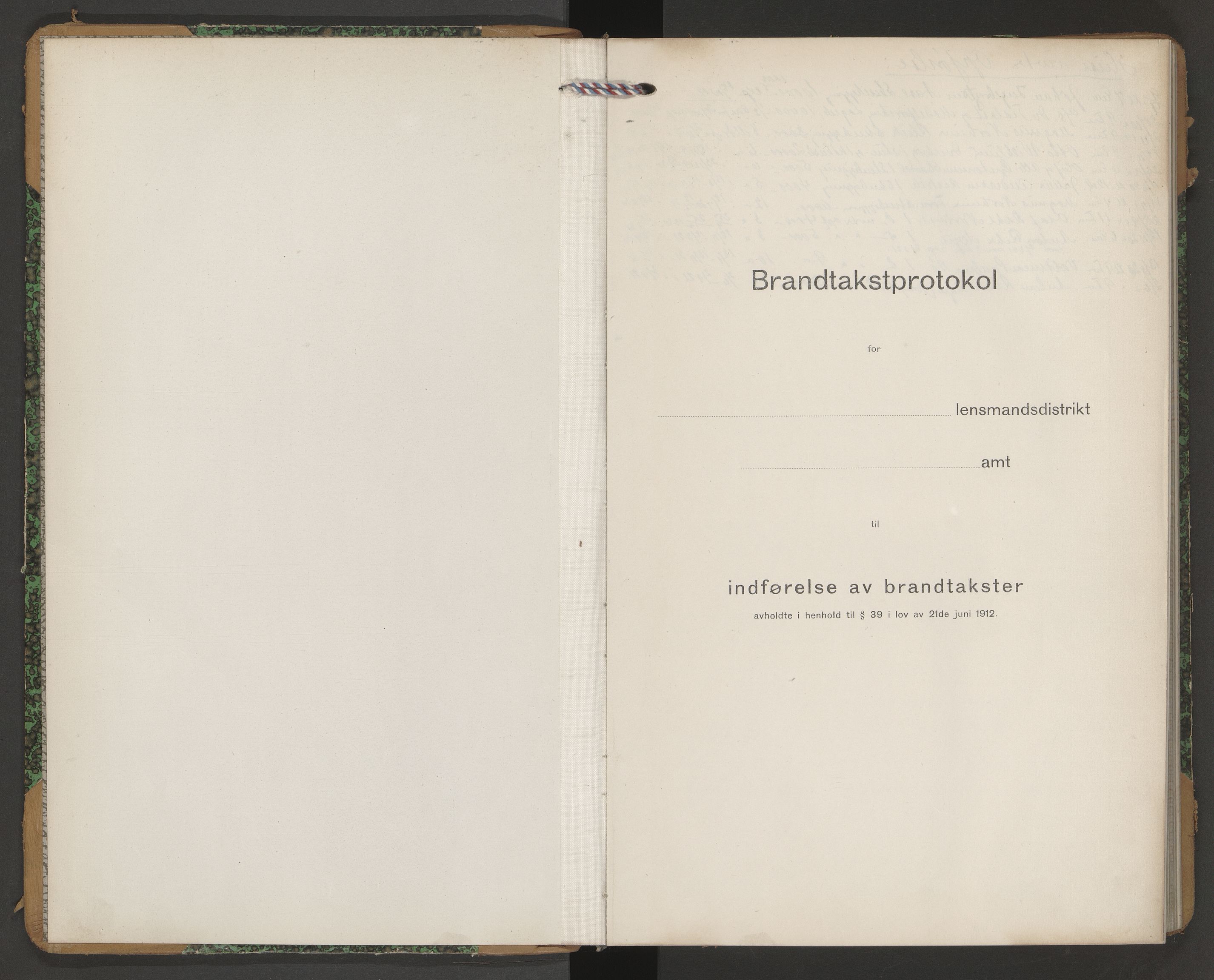 Andøy lensmannskontor, AV/SAT-A-1187/1/O/Oa/L0005: Branntakstprotokoll, 1918-1922