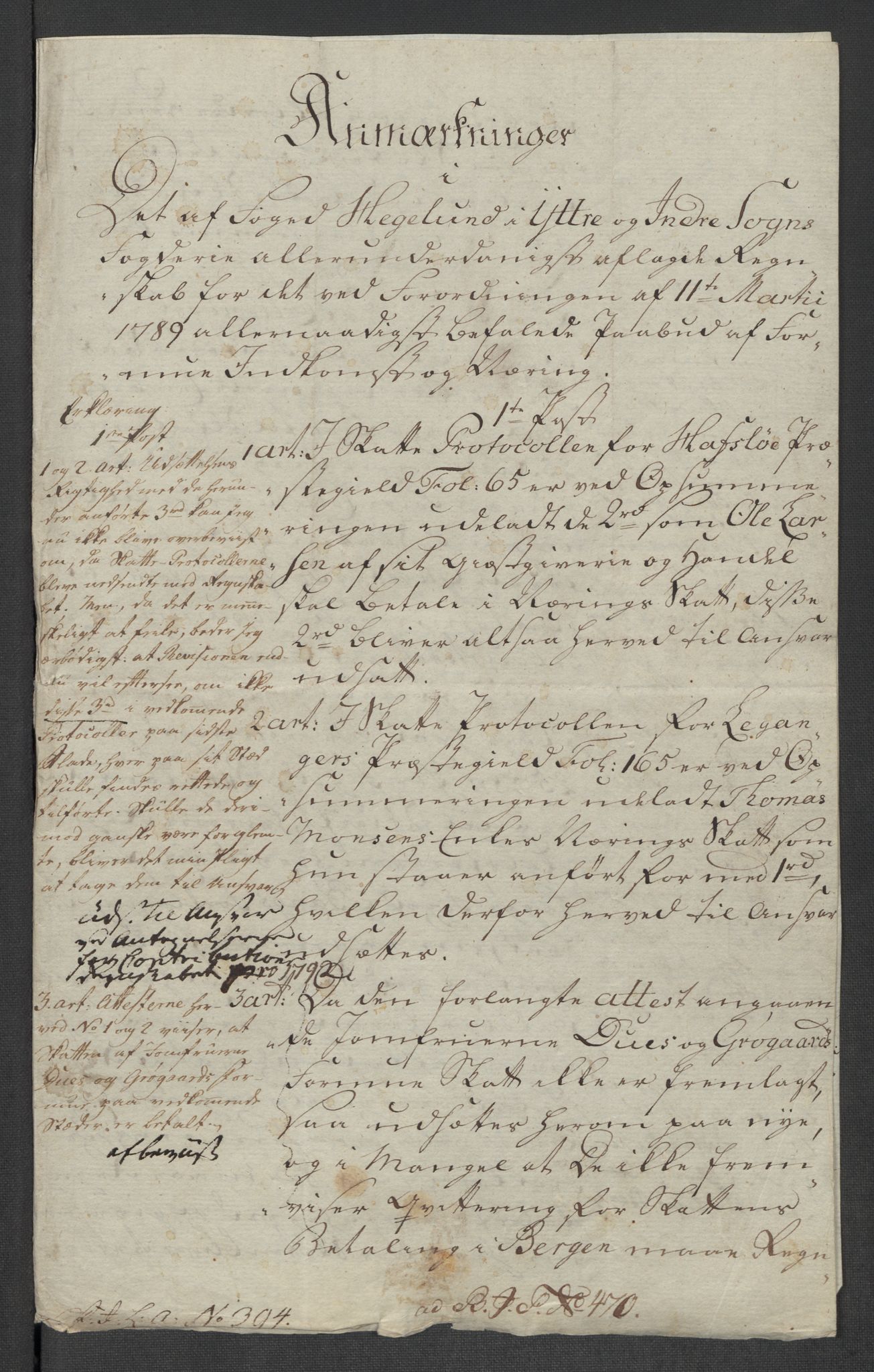 Rentekammeret inntil 1814, Reviderte regnskaper, Mindre regnskaper, RA/EA-4068/Rf/Rfe/L0056:  Ytre og Indre Sogn fogderi, 1789, s. 31