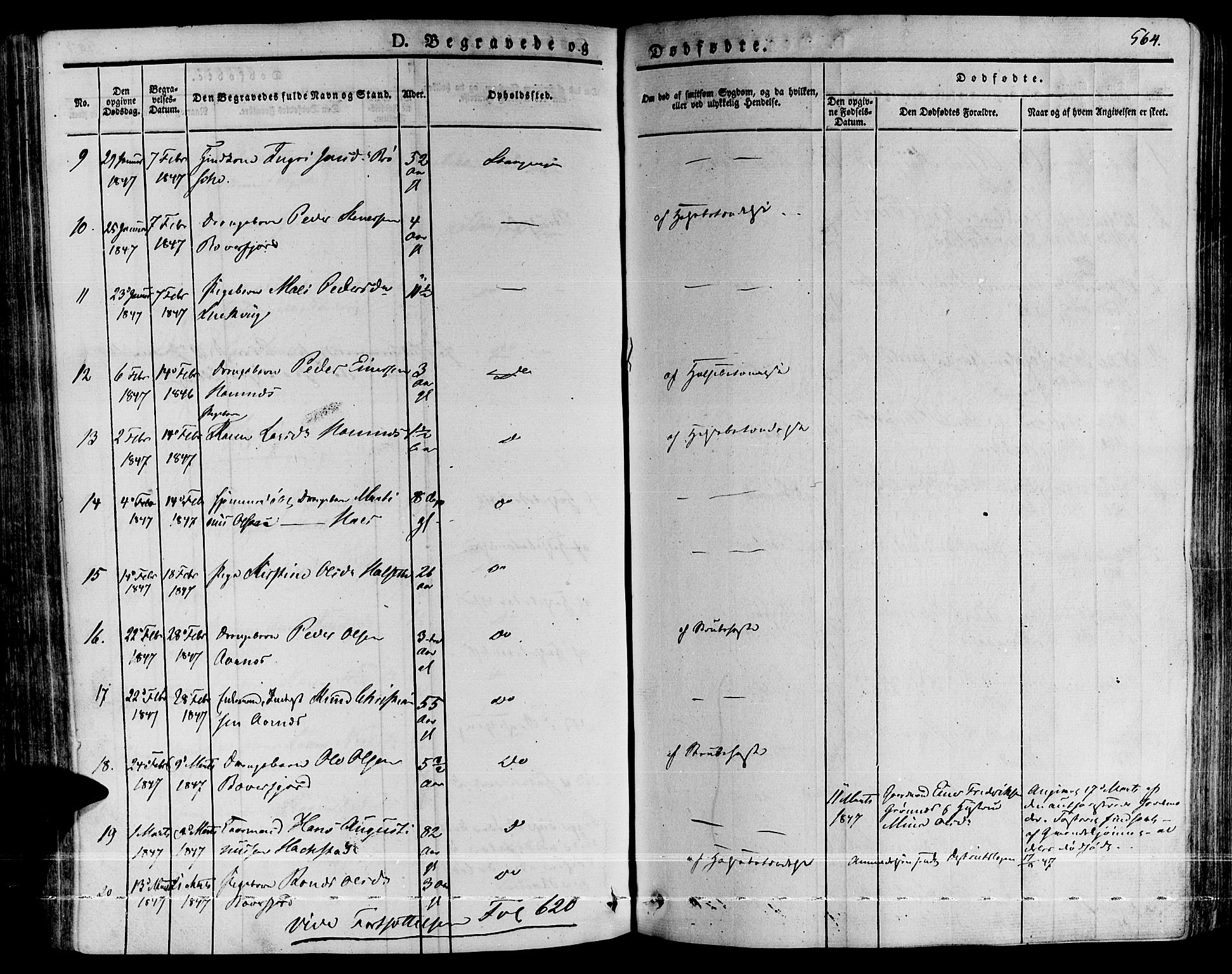 Ministerialprotokoller, klokkerbøker og fødselsregistre - Møre og Romsdal, SAT/A-1454/592/L1024: Ministerialbok nr. 592A03 /1, 1831-1849, s. 564