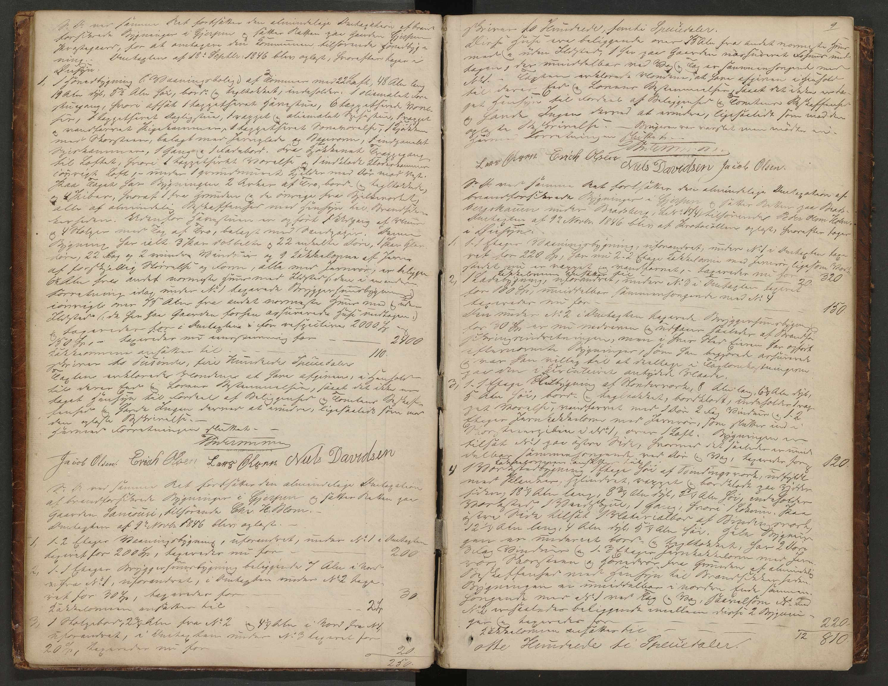 Gjerpen og Siljan lensmannskontor, AV/SAKO-A-555/Y/Ye/Yea/L0002: Branntakstprotokoll, 1856-1873