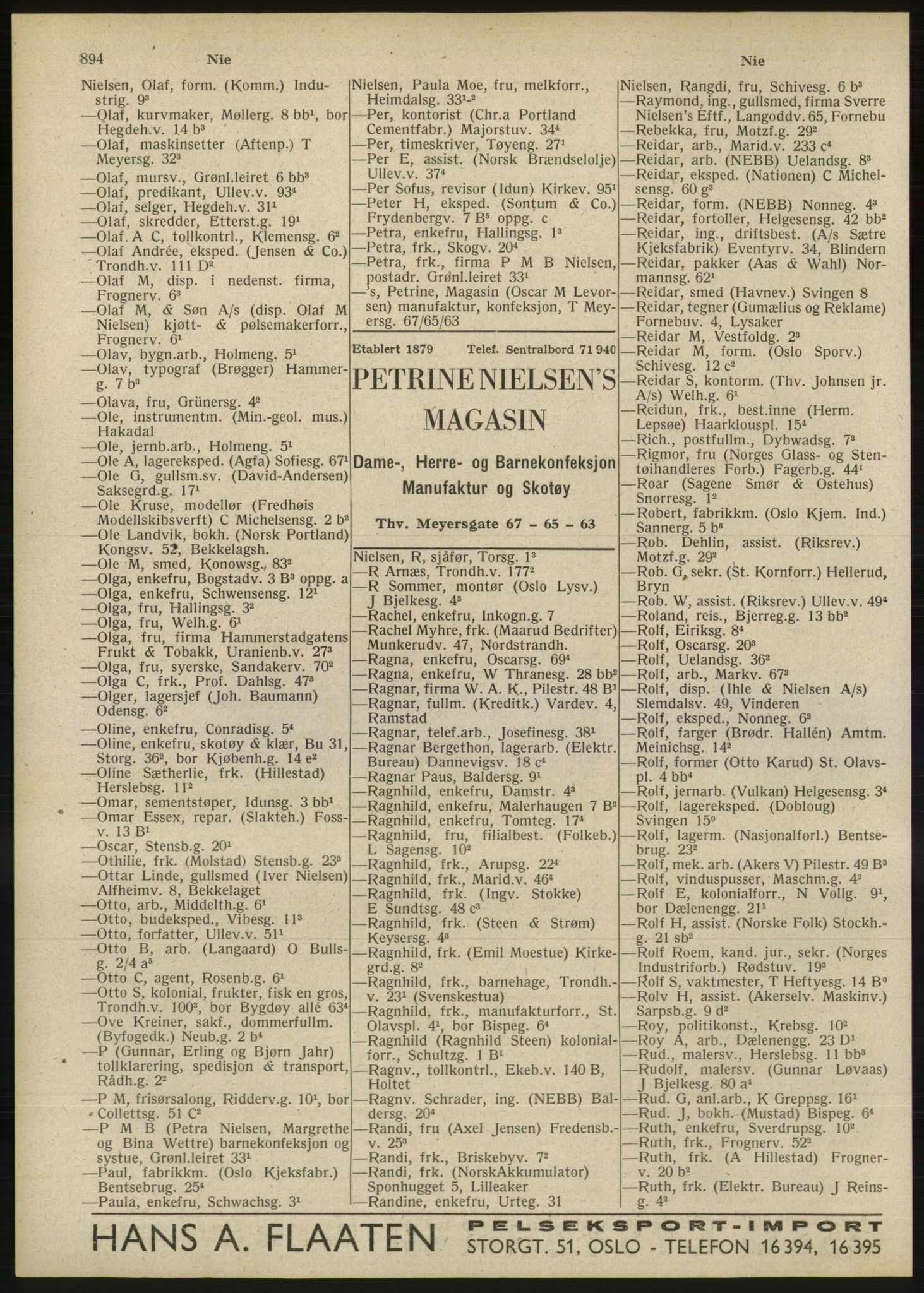 Kristiania/Oslo adressebok, PUBL/-, 1946, s. 894