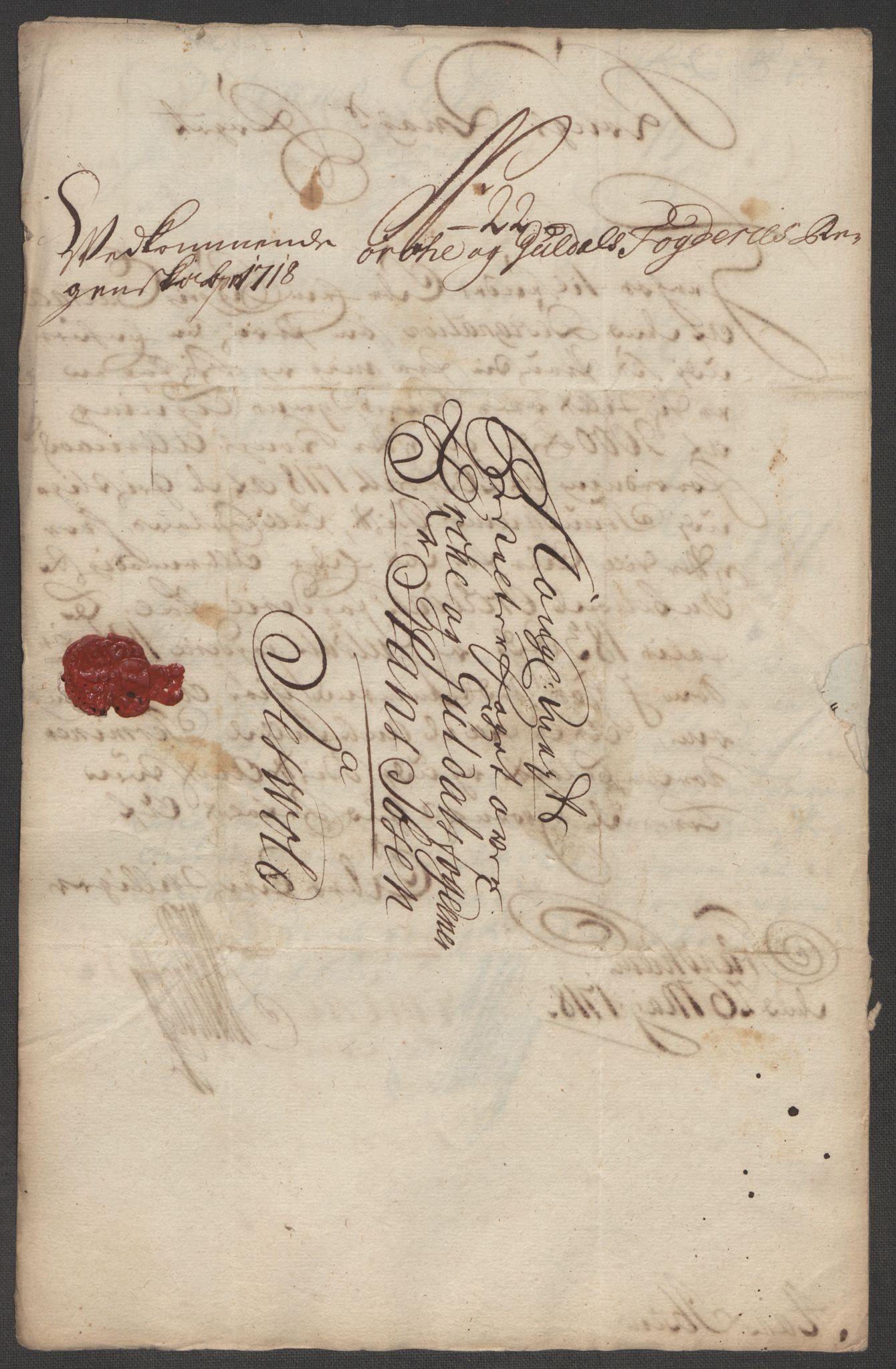Rentekammeret inntil 1814, Reviderte regnskaper, Fogderegnskap, AV/RA-EA-4092/R60/L3971: Fogderegnskap Orkdal og Gauldal, 1718, s. 197