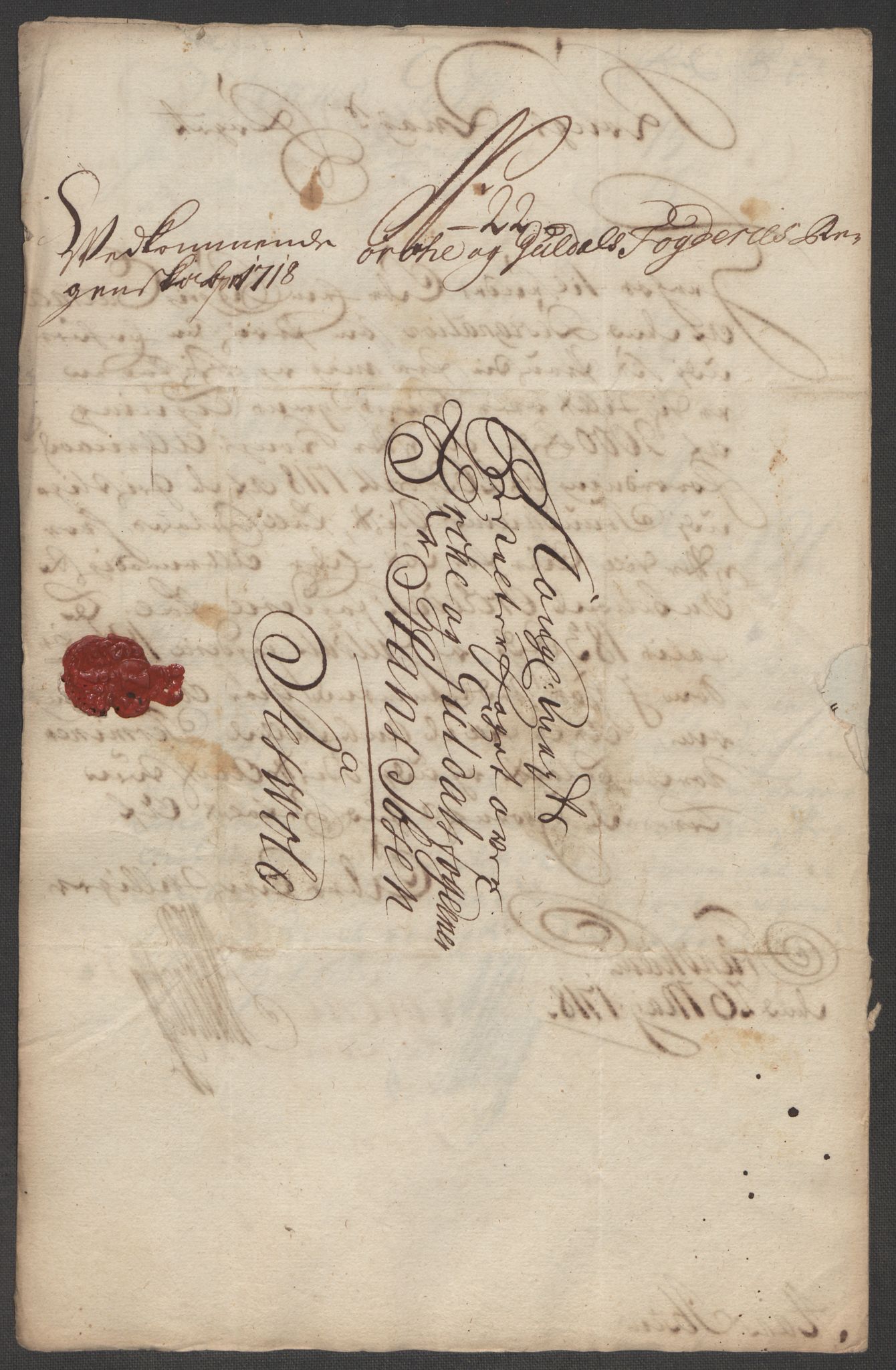 Rentekammeret inntil 1814, Reviderte regnskaper, Fogderegnskap, RA/EA-4092/R60/L3971: Fogderegnskap Orkdal og Gauldal, 1718, s. 197